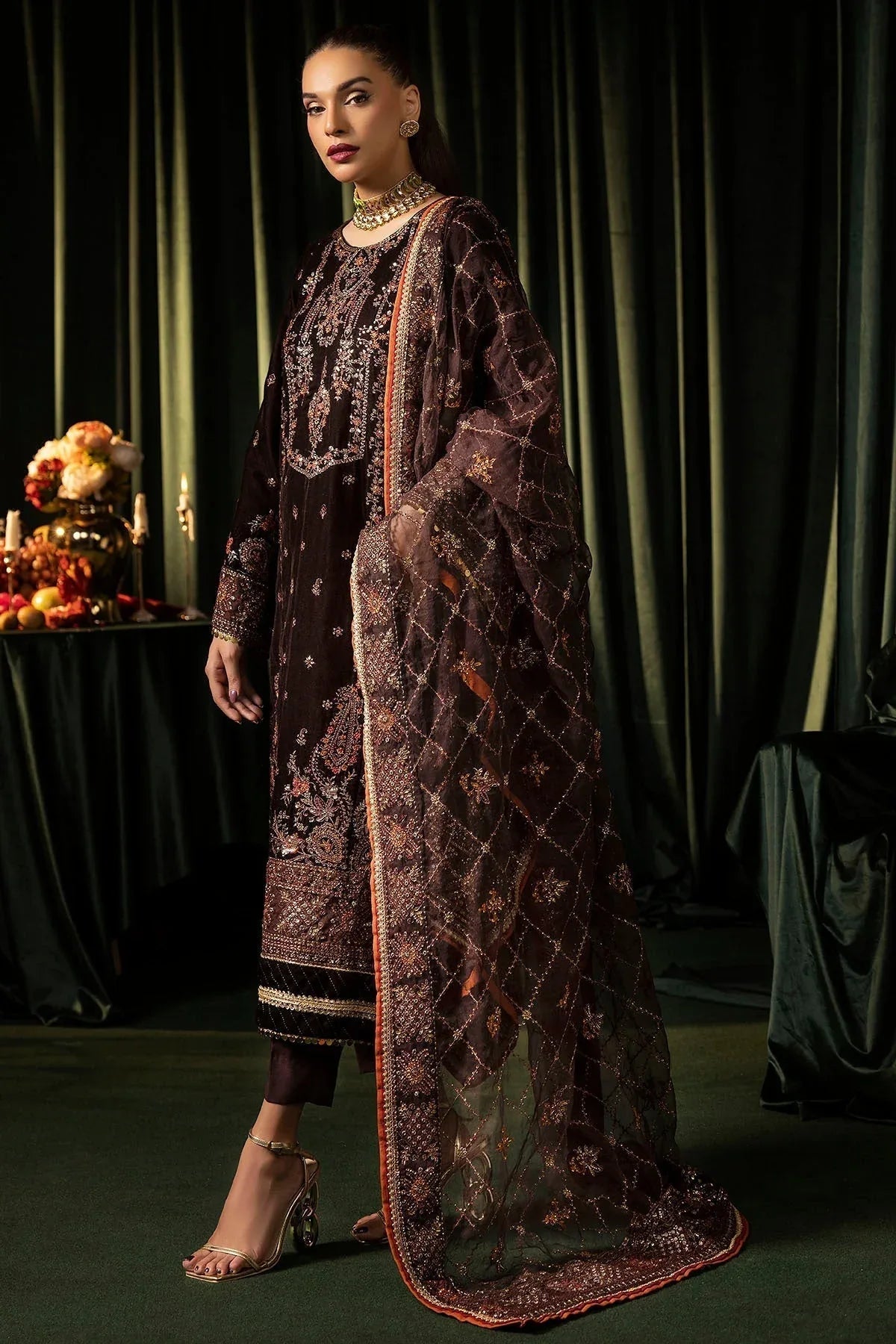 Motifz | Velvet Formals | 5091-AAHANA - Aqsa Fabrics