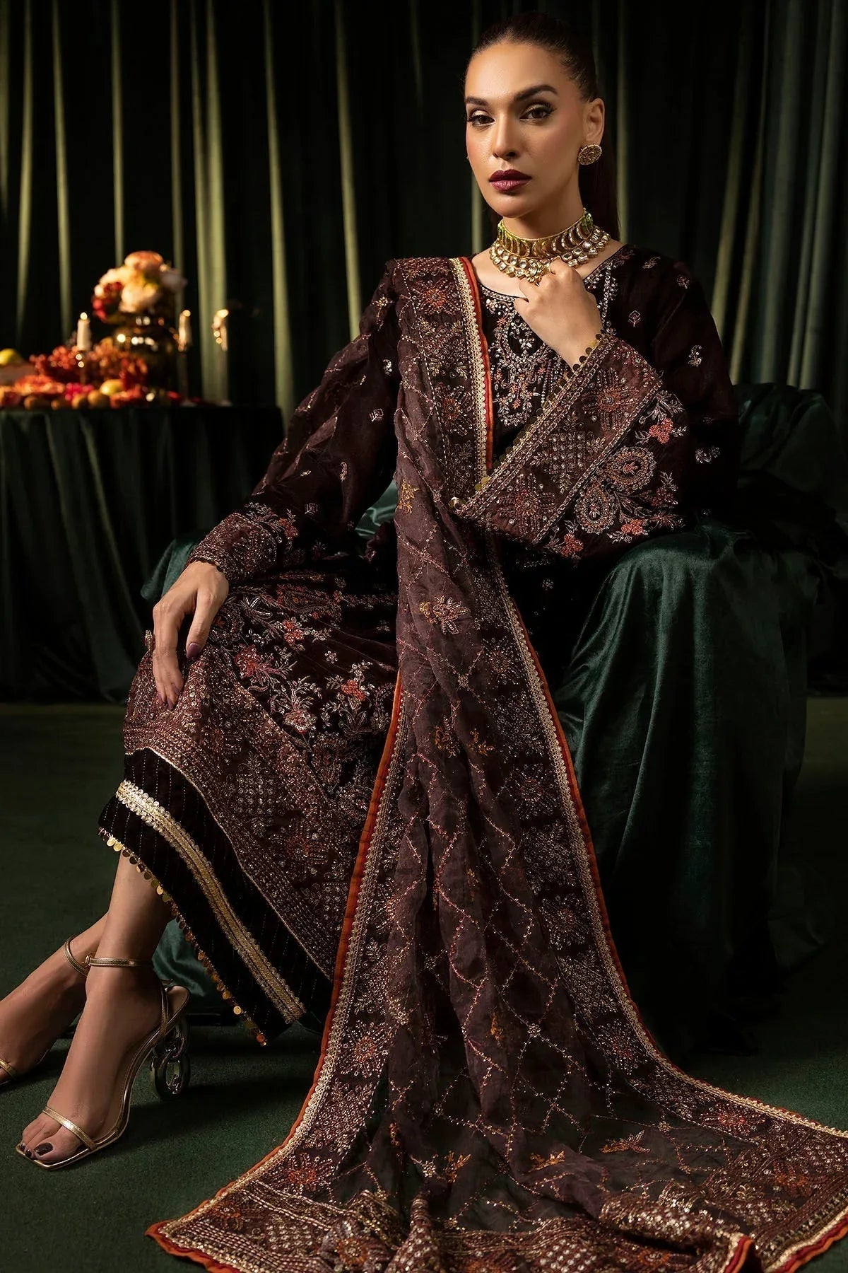 Motifz | Velvet Formals | 5091-AAHANA - Aqsa Fabrics