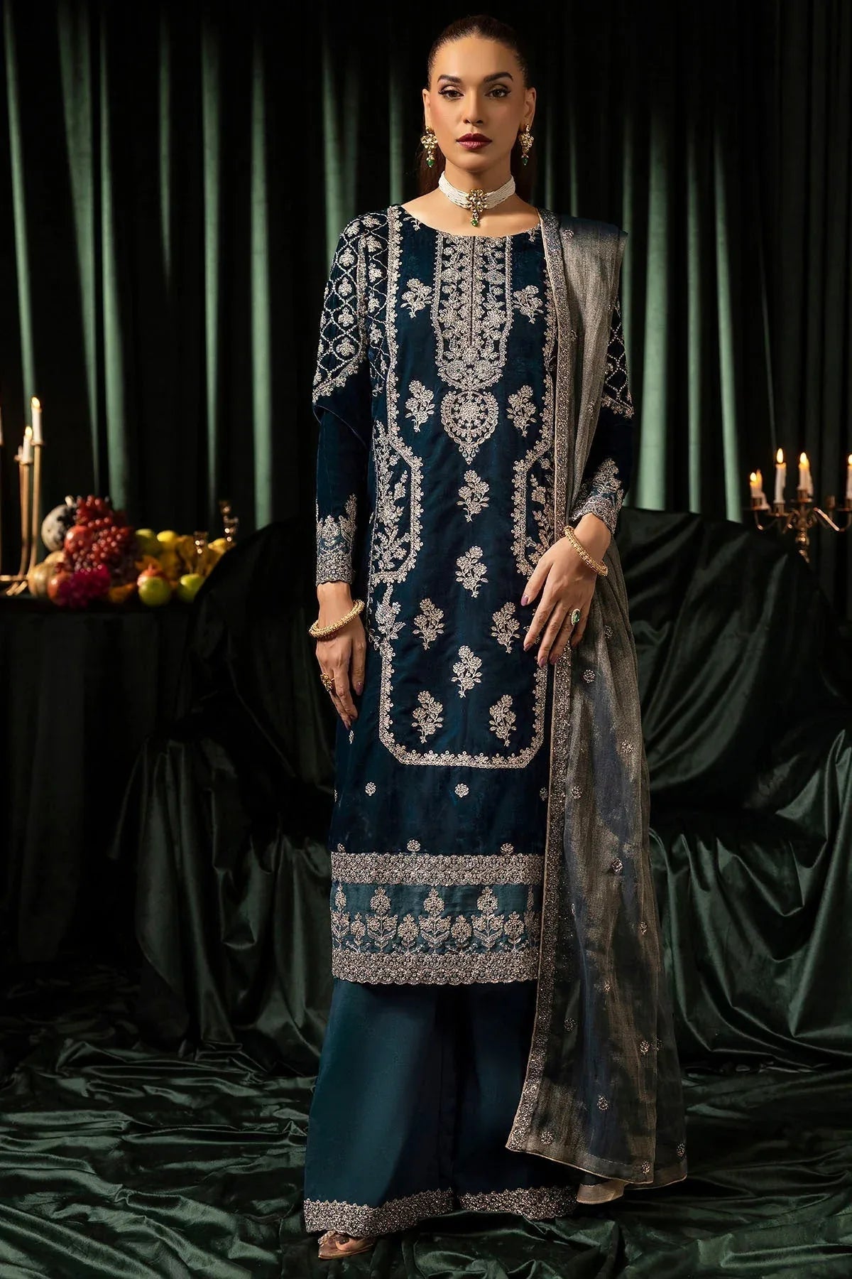 Motifz | Velvet Formals | 5093-DANEEN - Aqsa Fabrics