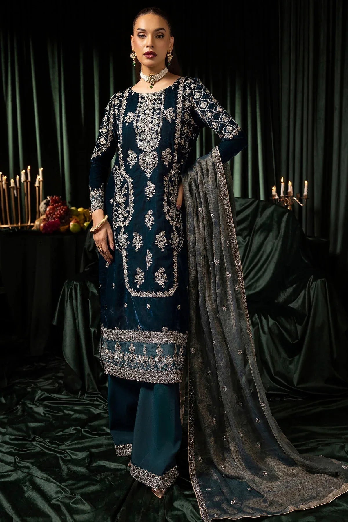 Motifz | Velvet Formals | 5093-DANEEN - Aqsa Fabrics