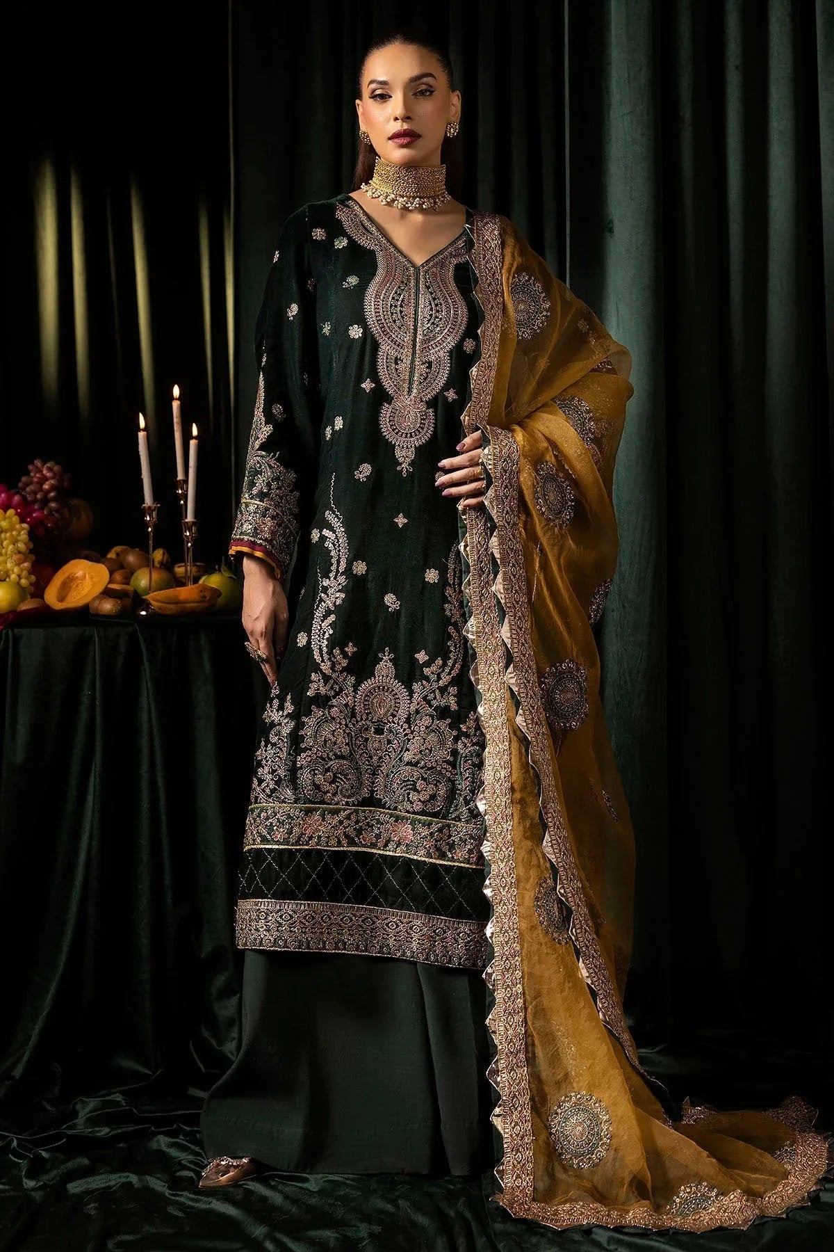 Motifz | Velvet Formals | 5094-YUMNA - Aqsa Fabrics