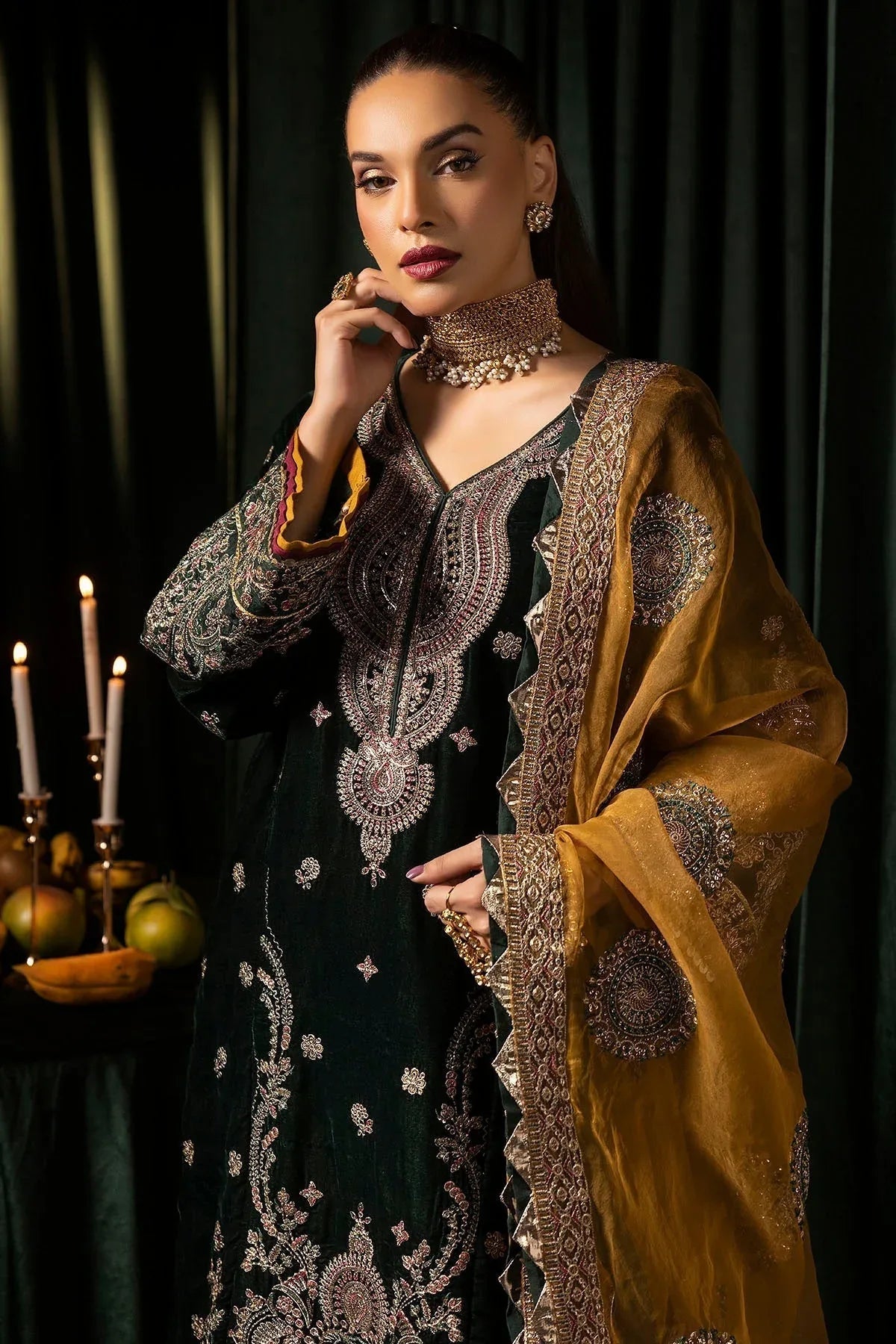 Motifz | Velvet Formals | 5094-YUMNA - Aqsa Fabrics