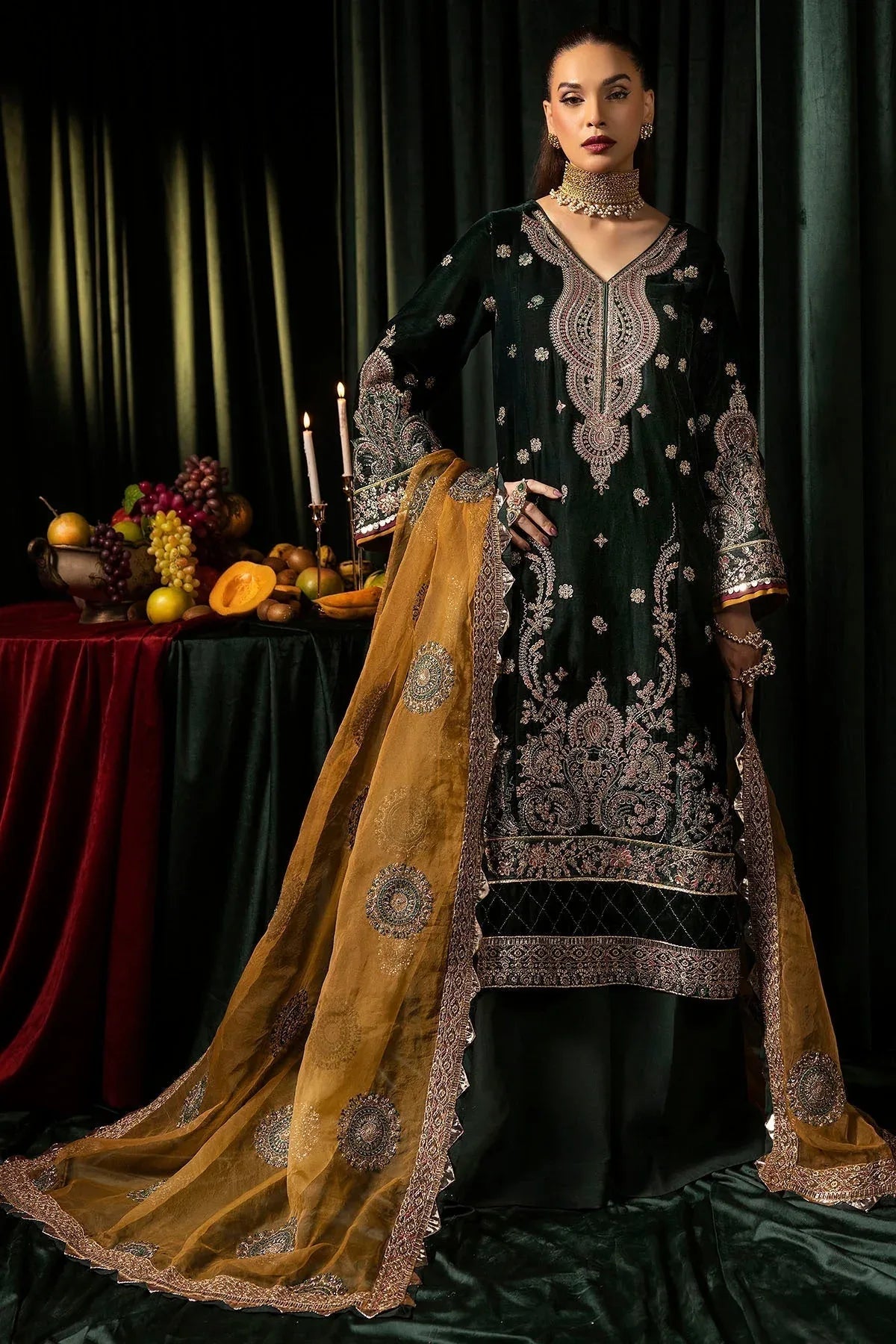 Motifz | Velvet Formals | 5094-YUMNA - Aqsa Fabrics