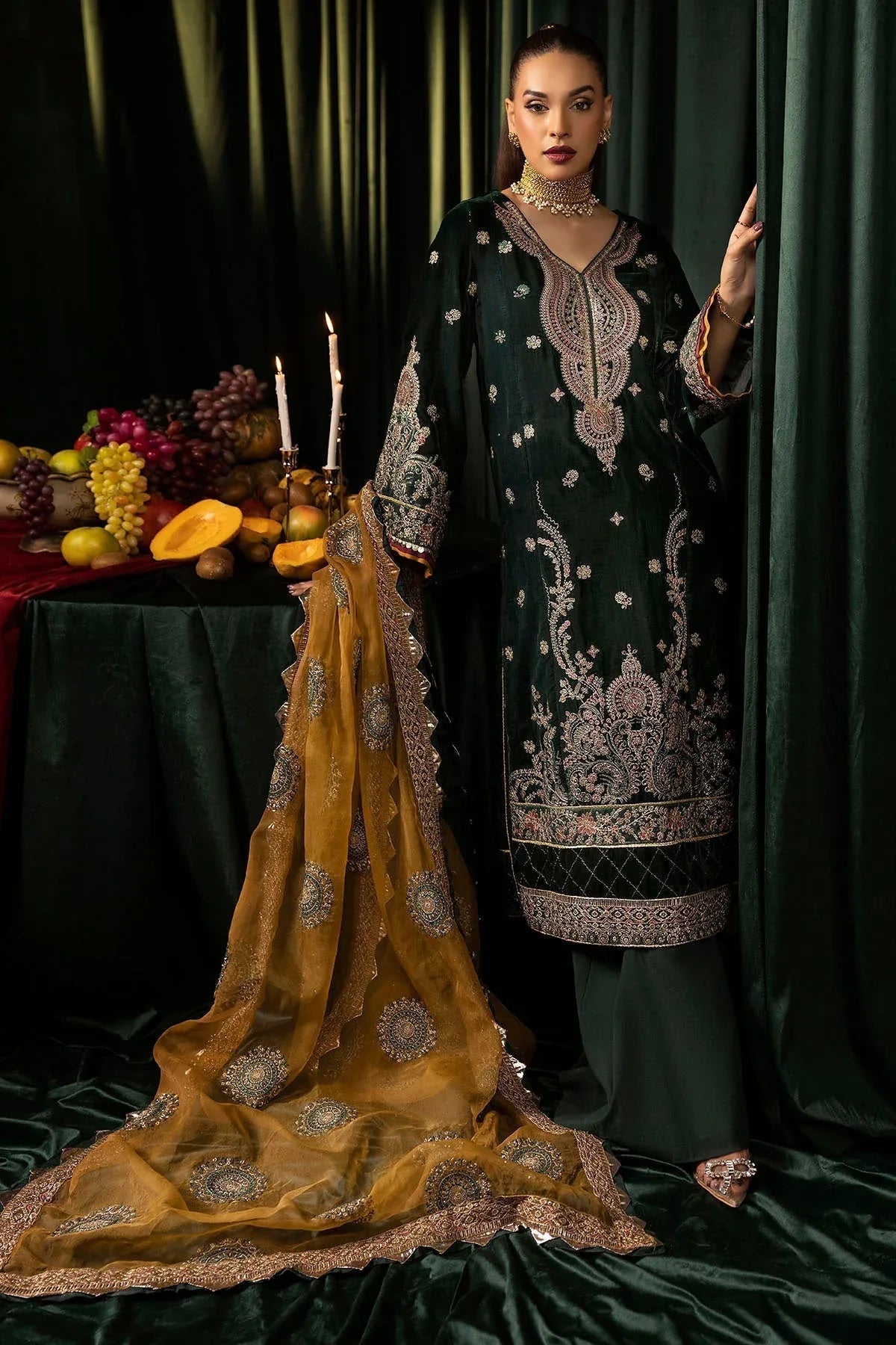 Motifz | Velvet Formals | 5094-YUMNA - Aqsa Fabrics