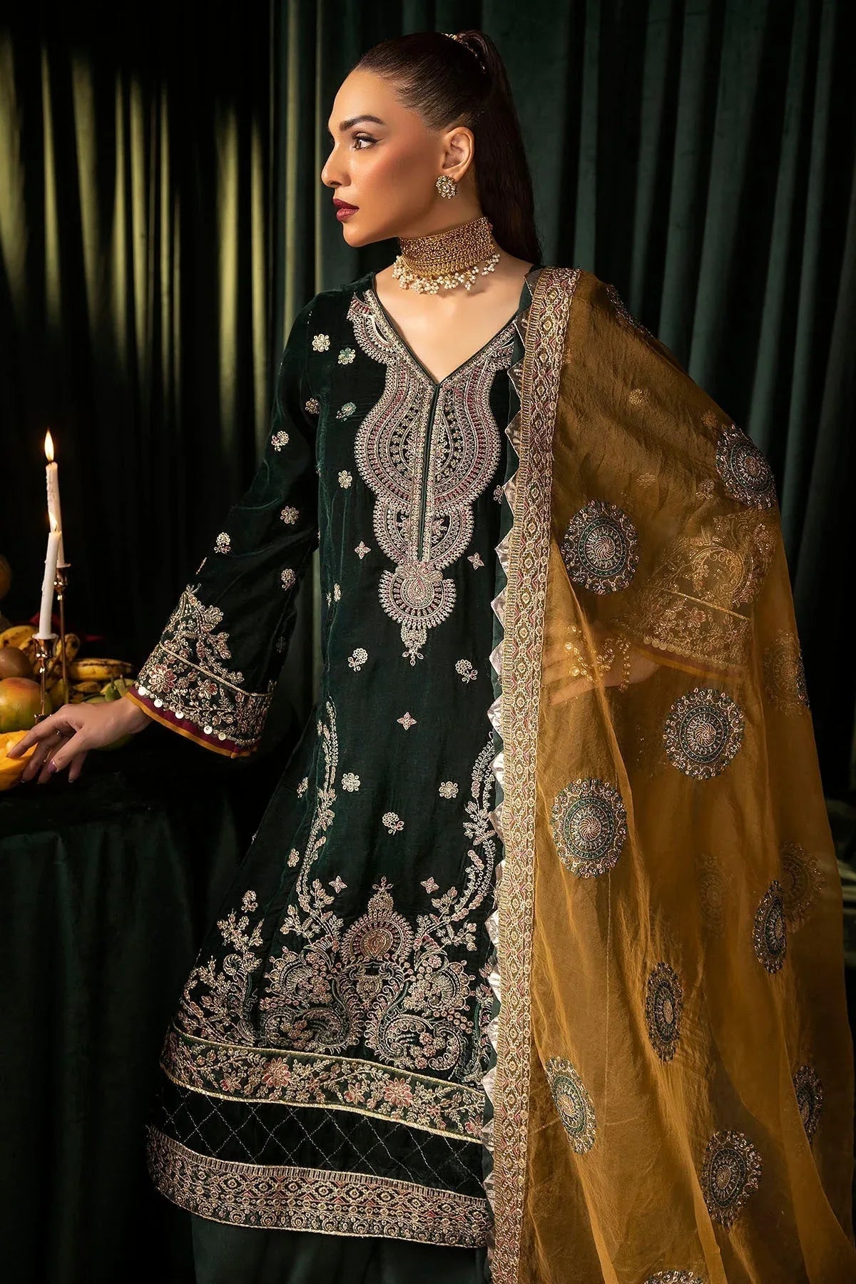 Motifz | Velvet Formals | 5094-YUMNA - Aqsa Fabrics