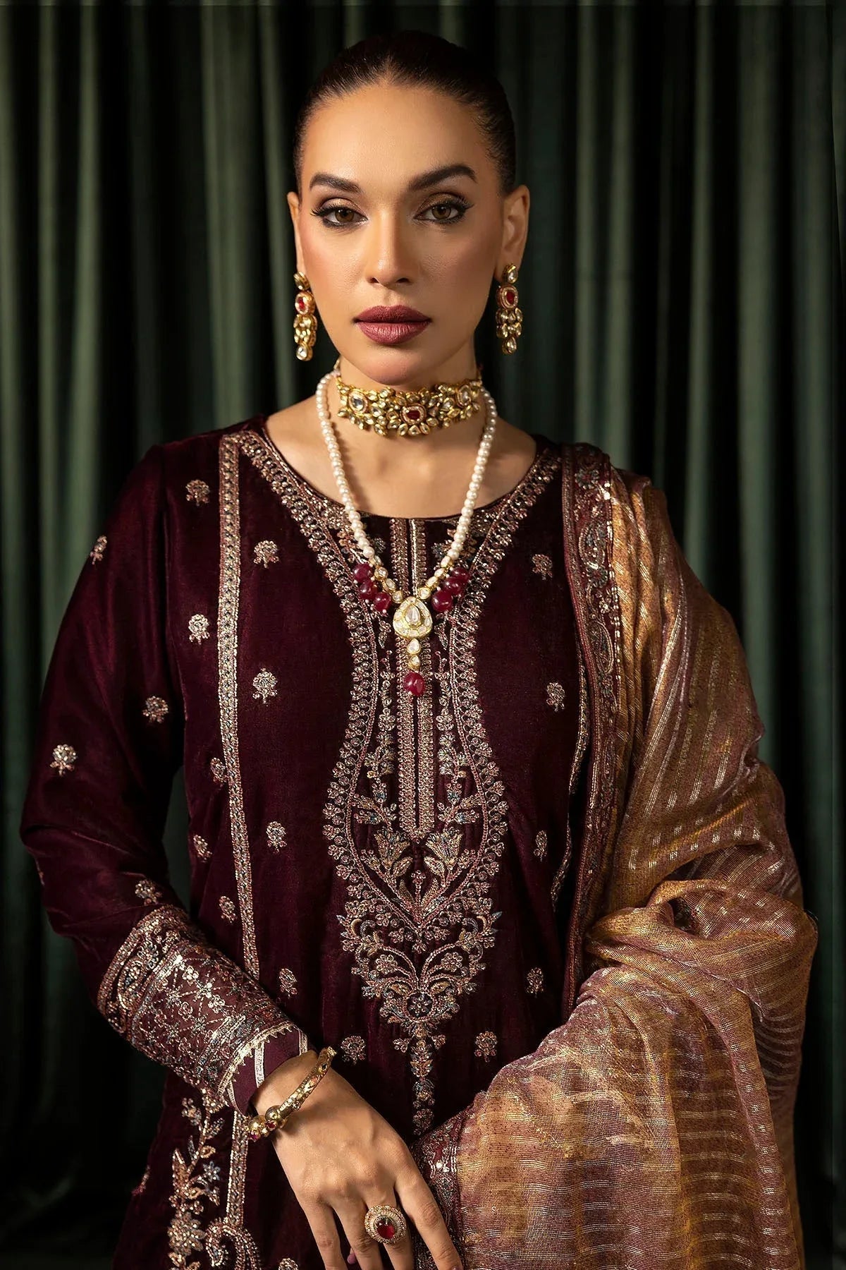 Motifz | Velvet Formals | 5096-DAISHA - Aqsa Fabrics