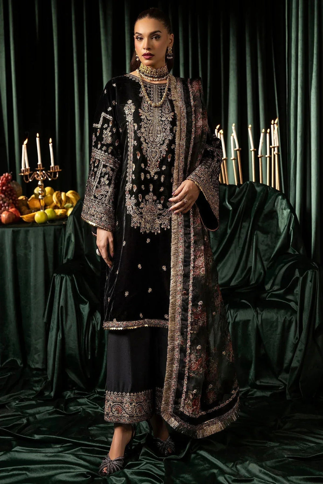 Motifz | Velvet Formals | 5097-TANISHA - Aqsa Fabrics