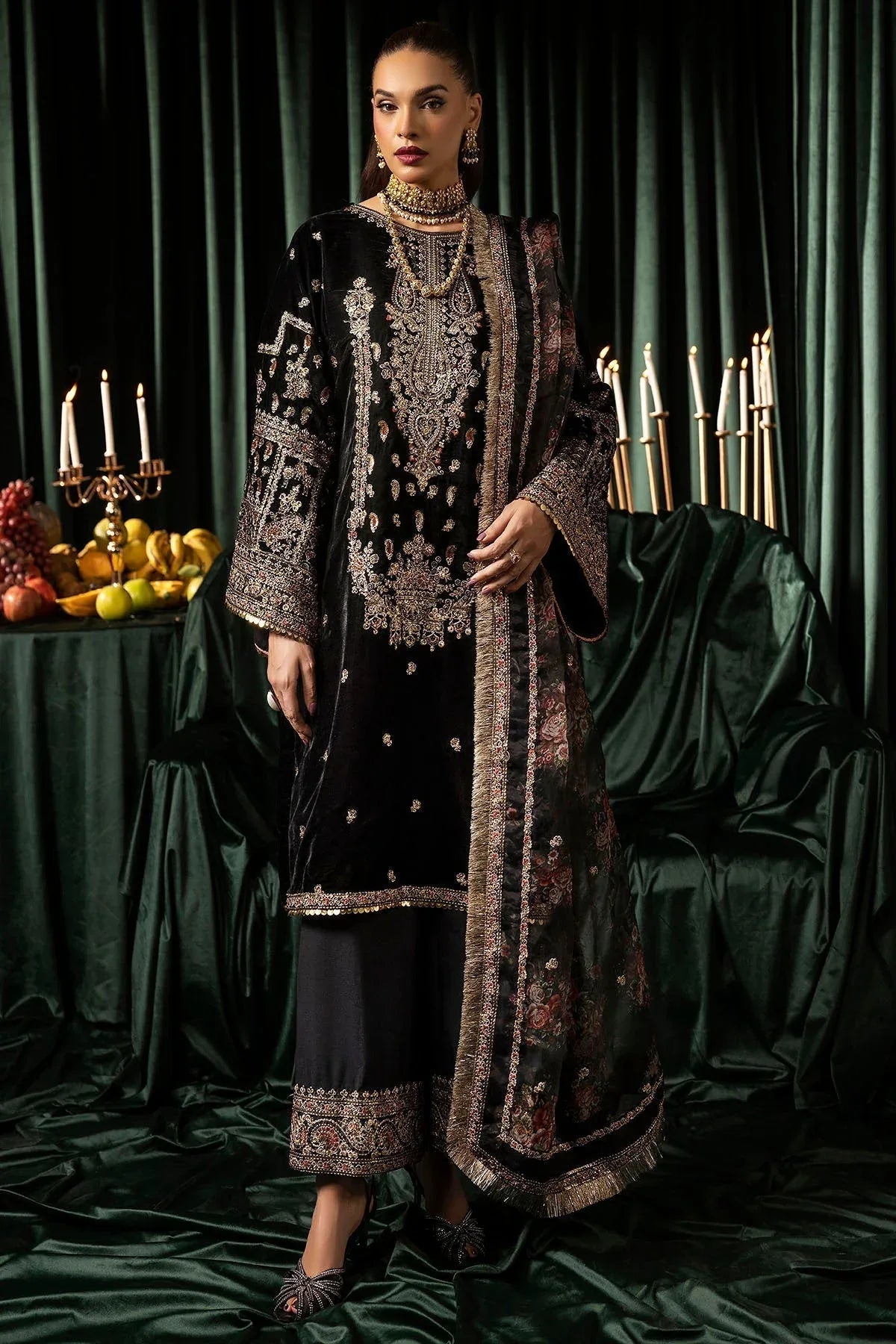 Motifz | Velvet Formals | 5097-TANISHA - Aqsa Fabrics