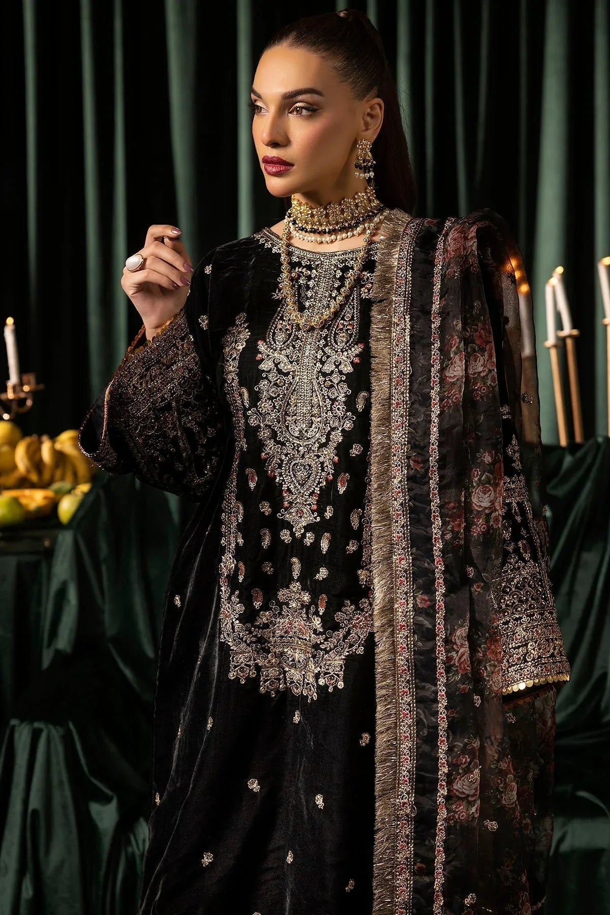 Motifz | Velvet Formals | 5097-TANISHA - Aqsa Fabrics