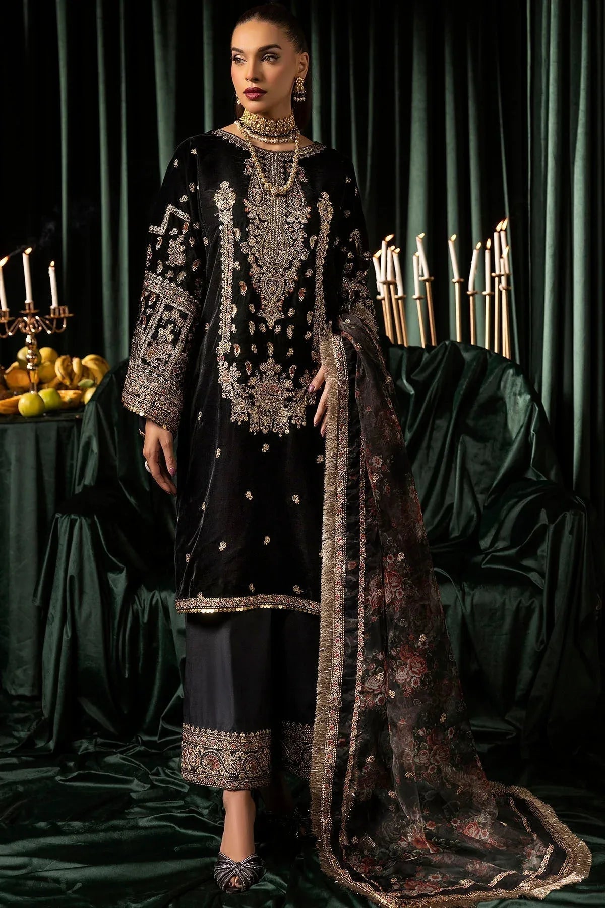 Motifz | Velvet Formals | 5097-TANISHA - Aqsa Fabrics