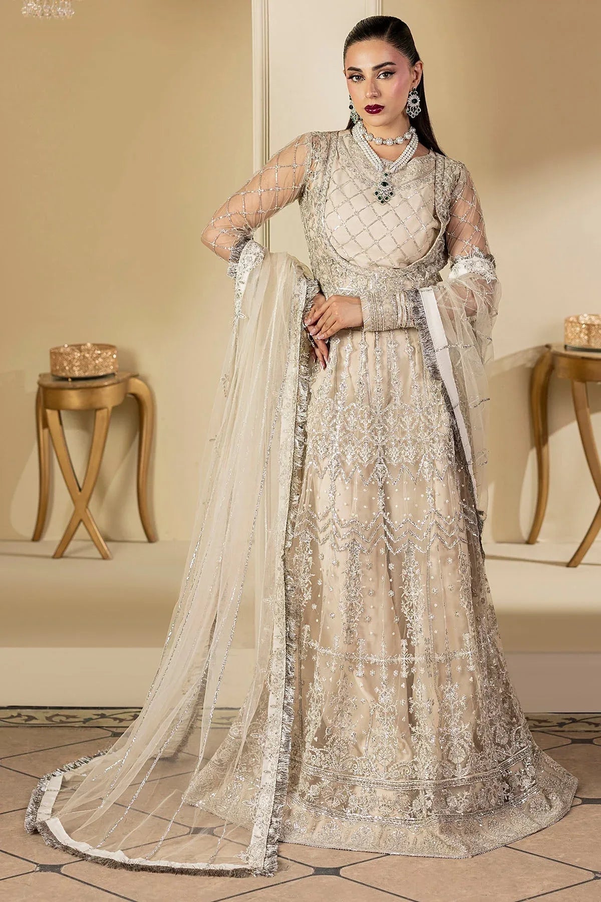 Motifz | Luxury Formal | 5131-DOVE - Aqsa Fabrics