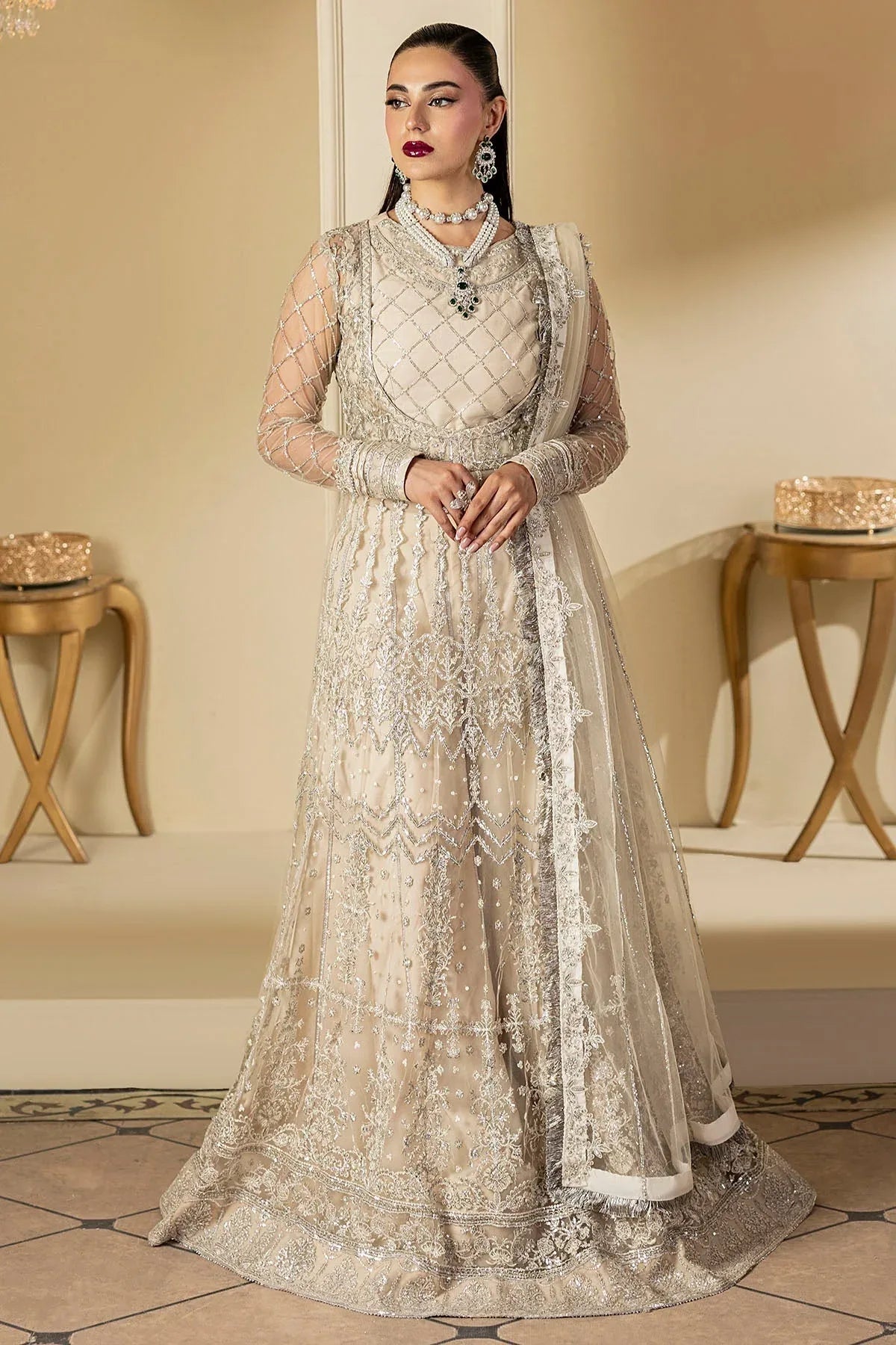 Motifz | Luxury Formal | 5131-DOVE - Aqsa Fabrics