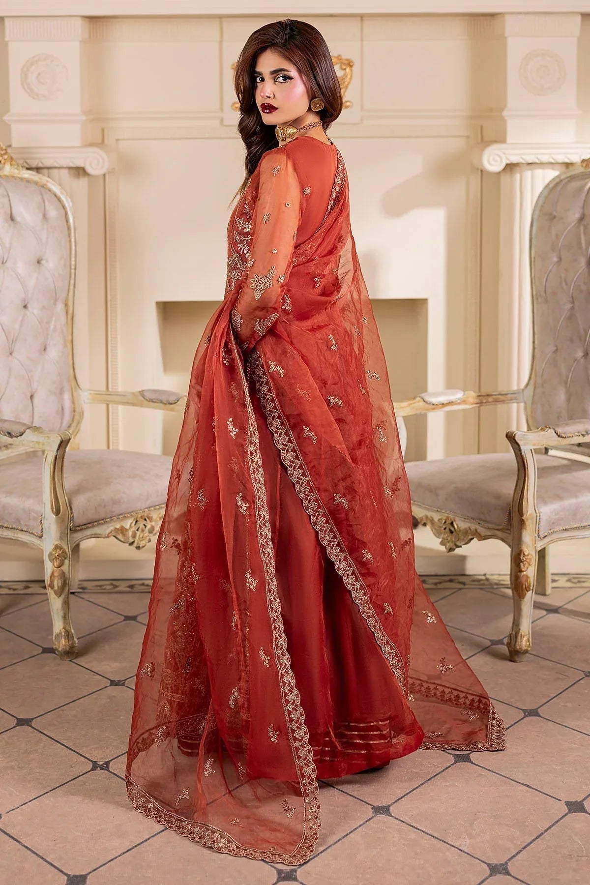 Motifz | Luxury Formal | 5139-BRANDY - Aqsa Fabrics
