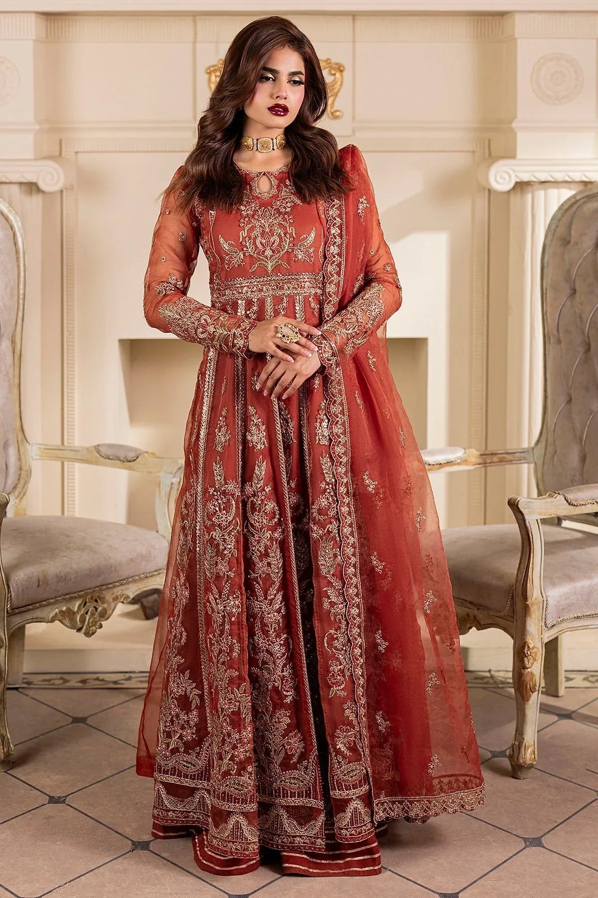 Motifz | Luxury Formal | 5139-BRANDY - Aqsa Fabrics