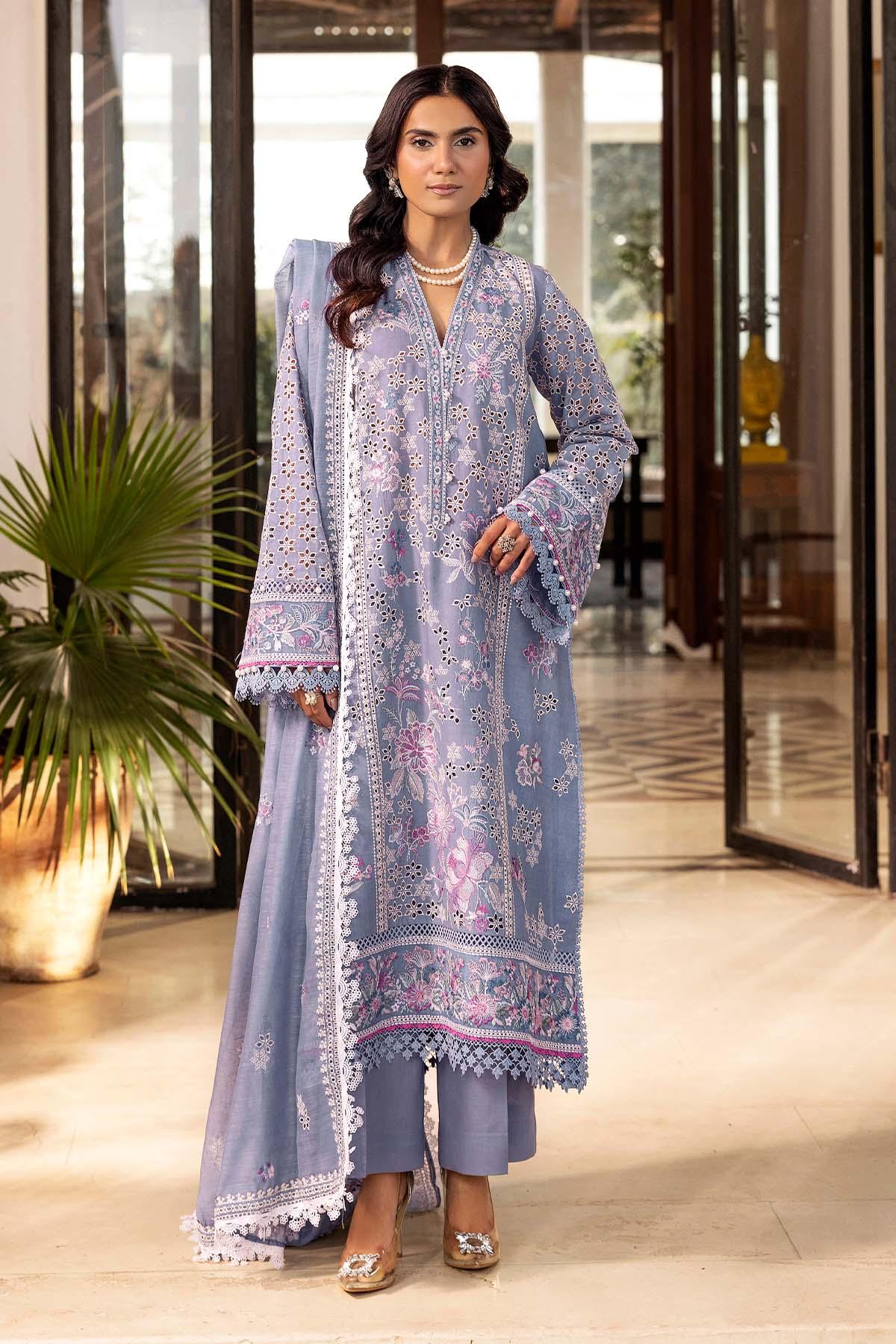 Motifz | Premium Lawn 25 | 5302-ROSALIE - Aqsa Fabrics