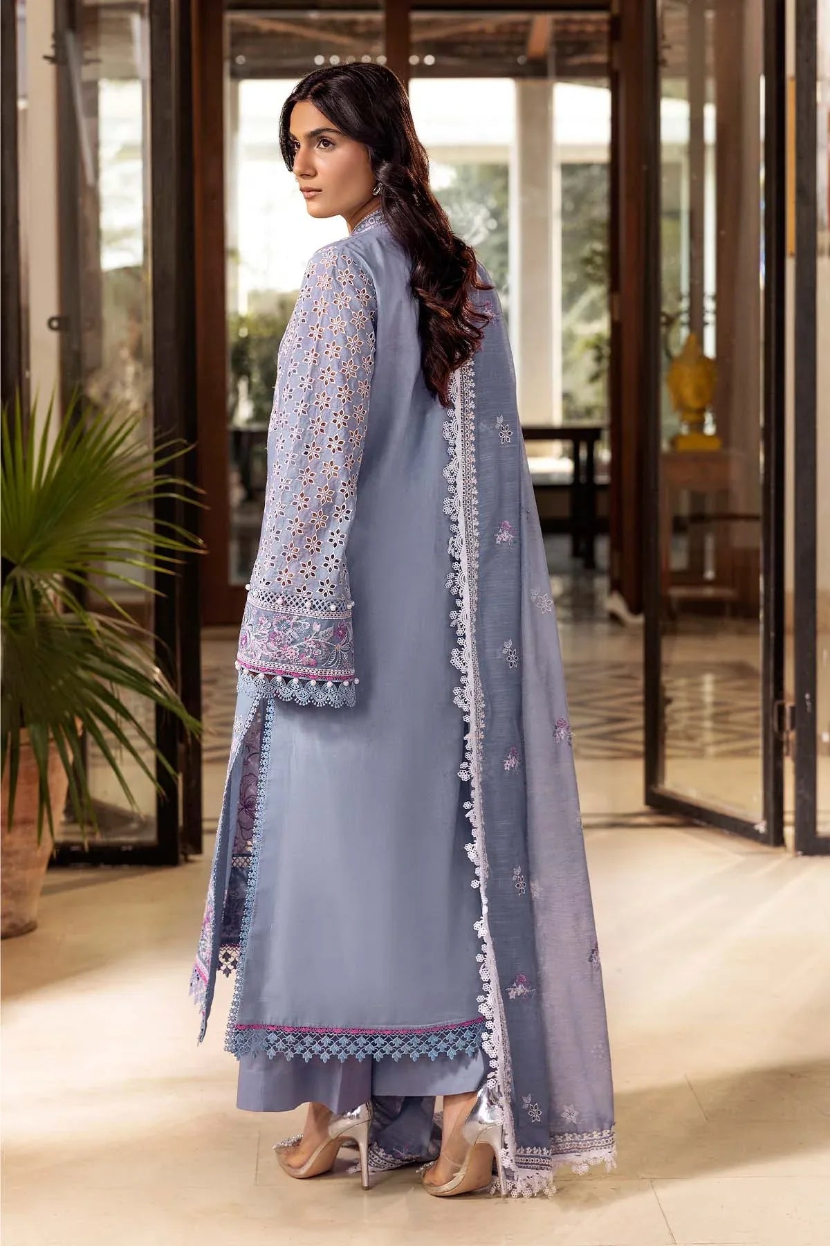 Motifz | Premium Lawn 25 | 5302-ROSALIE - Aqsa Fabrics