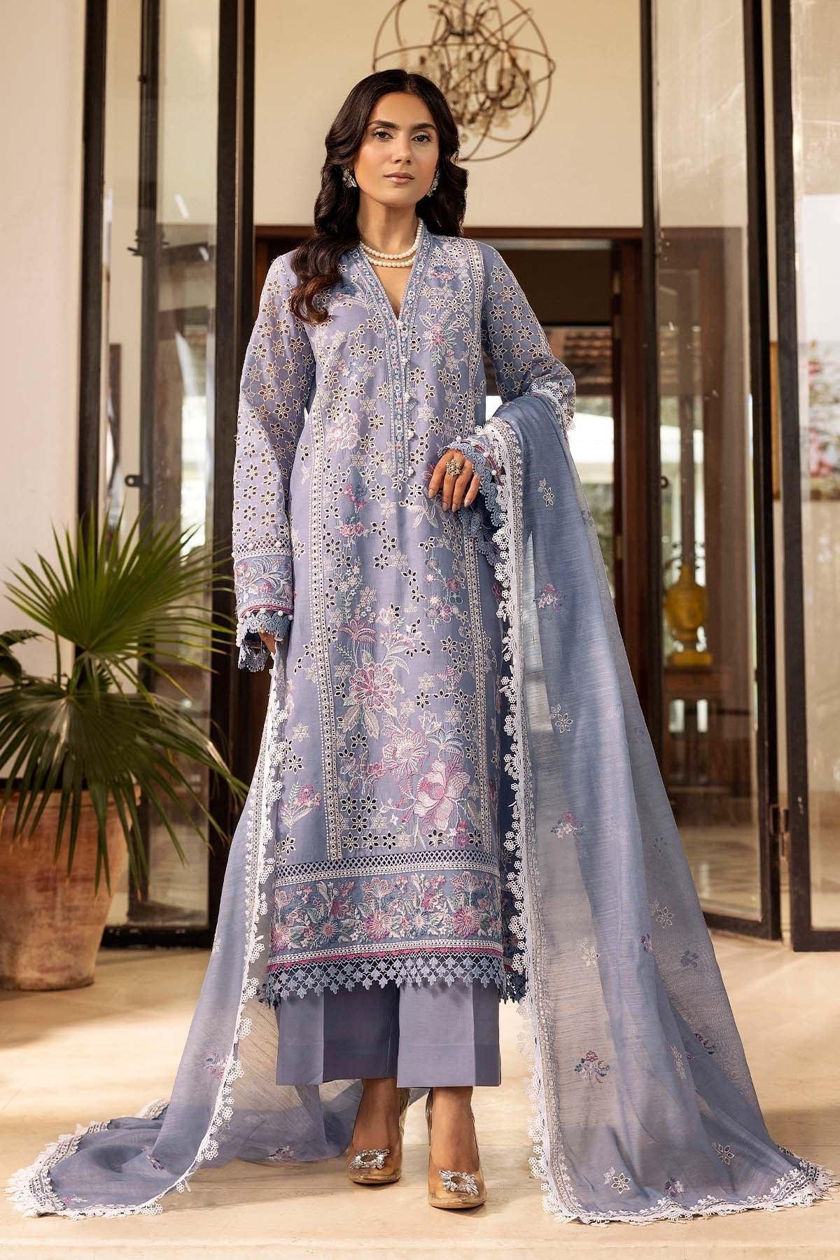 Motifz | Premium Lawn 25 | 5302-ROSALIE - Aqsa Fabrics