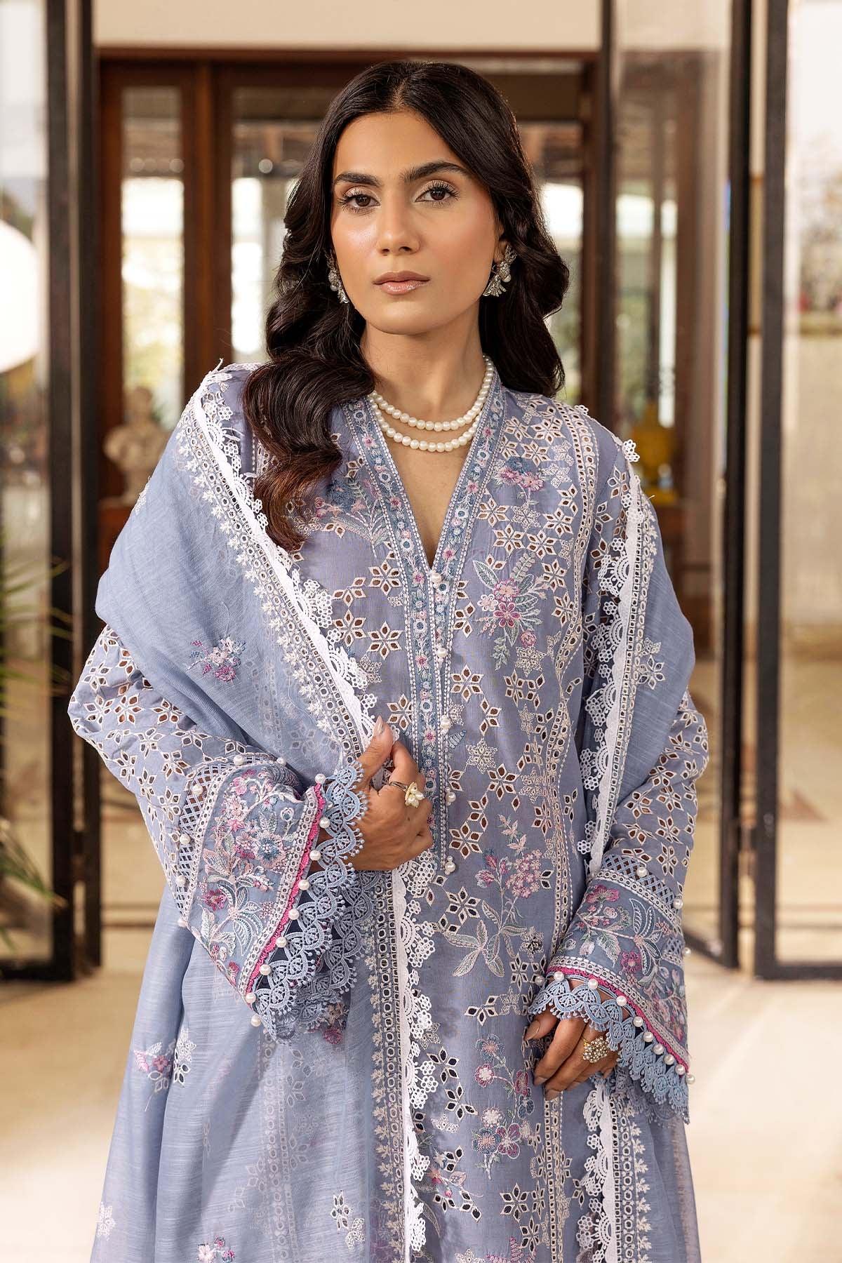 Motifz | Premium Lawn 25 | 5302-ROSALIE - Aqsa Fabrics