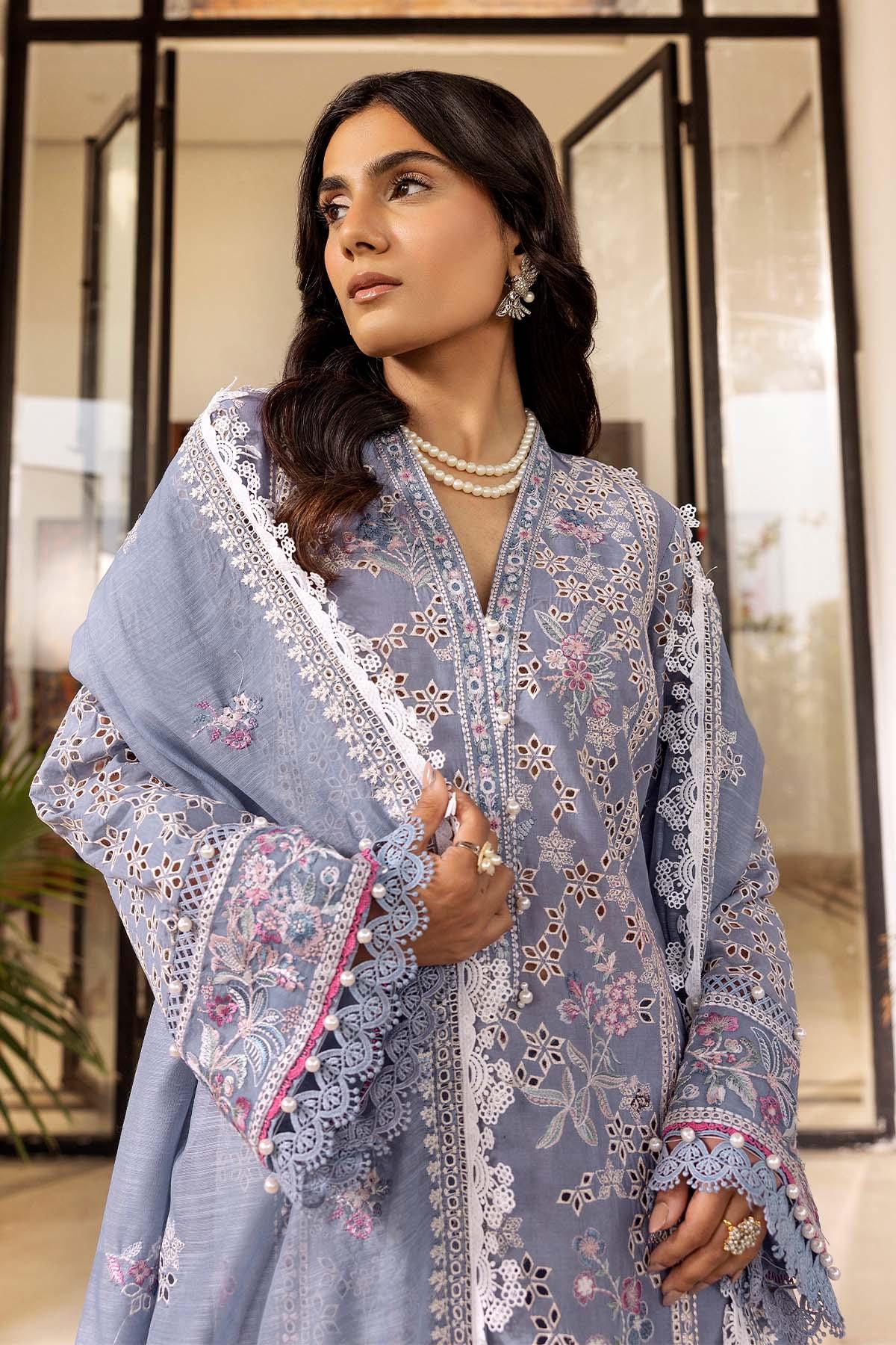 Motifz | Premium Lawn 25 | 5302-ROSALIE - Aqsa Fabrics