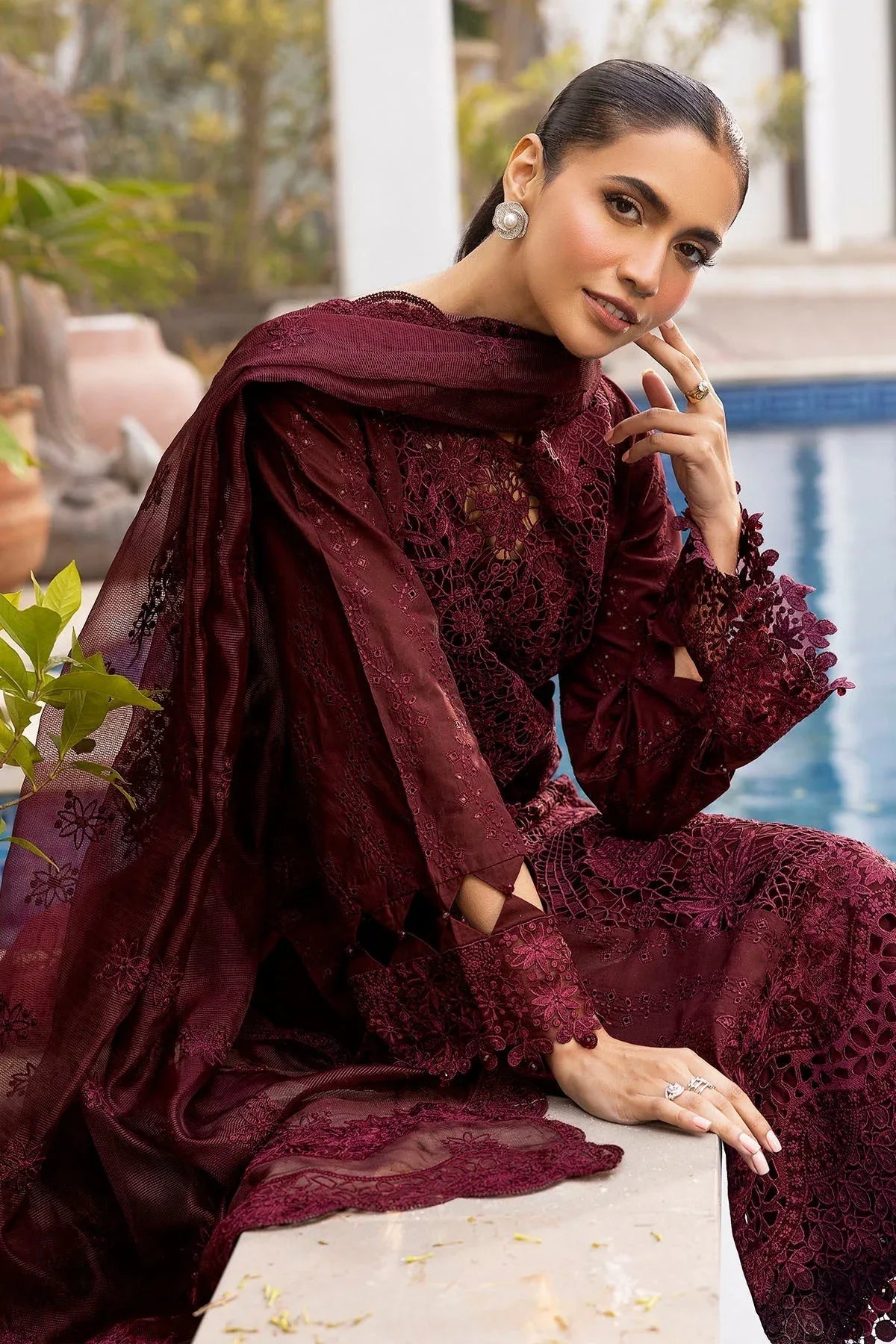 Motifz | Premium Lawn 25 | 5313-SABINE - Aqsa Fabrics