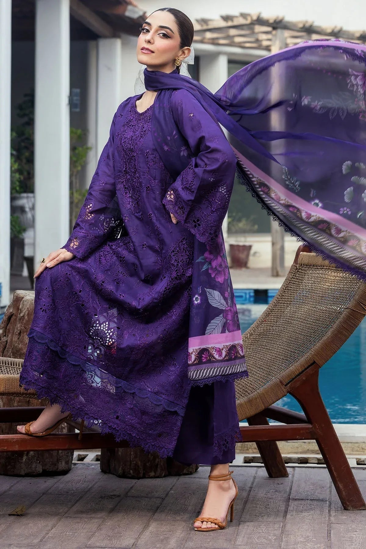 Motifz | Premium Lawn 25 | 5314-MIREILLE - Aqsa Fabrics
