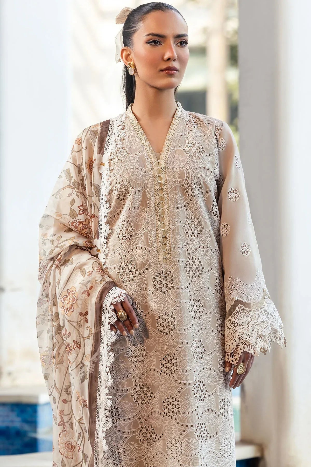 Motifz | Premium Lawn 25 | 5322-DIANE - Aqsa Fabrics