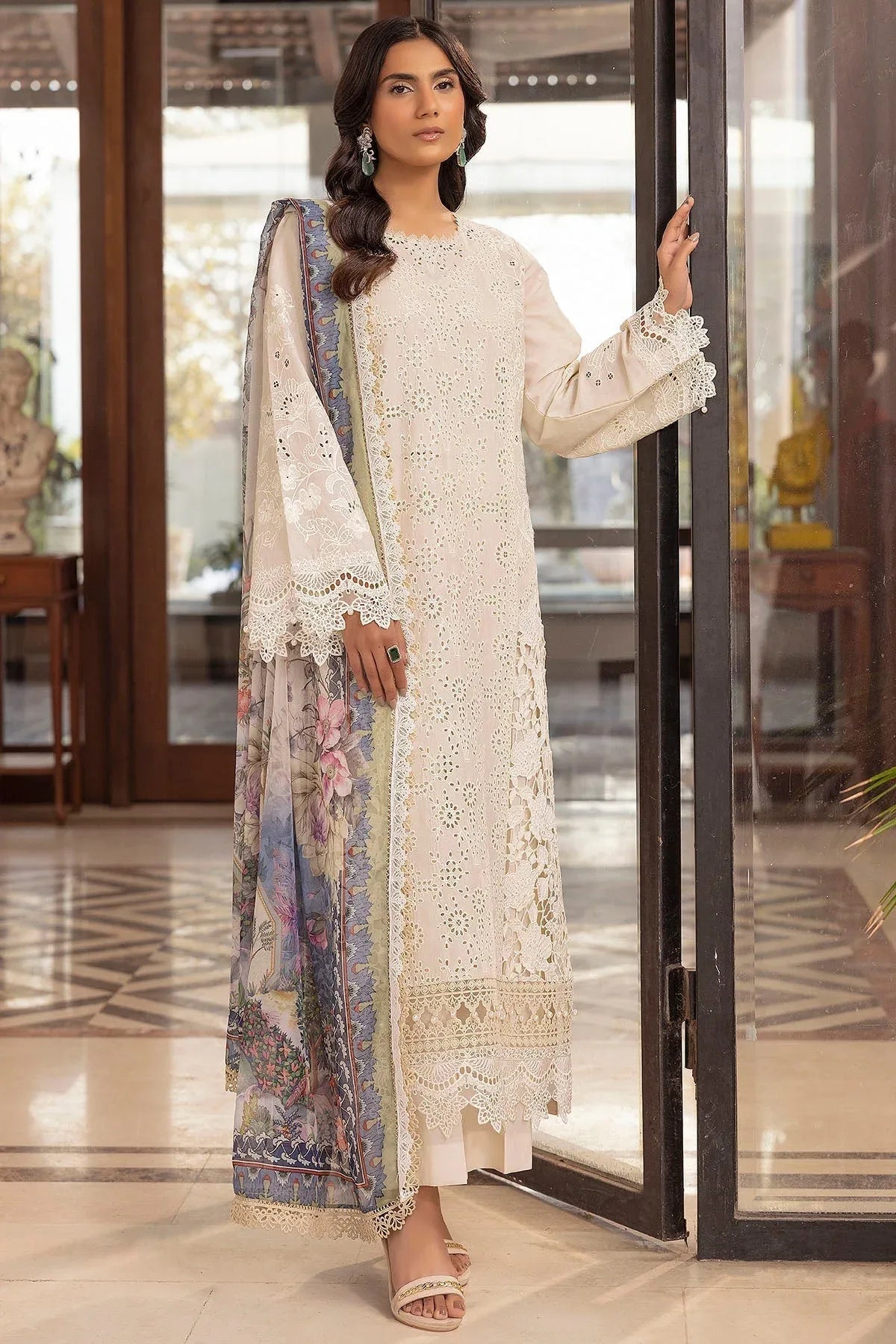 Motifz | Premium Lawn 25 | 5324-SIDONIE - Aqsa Fabrics