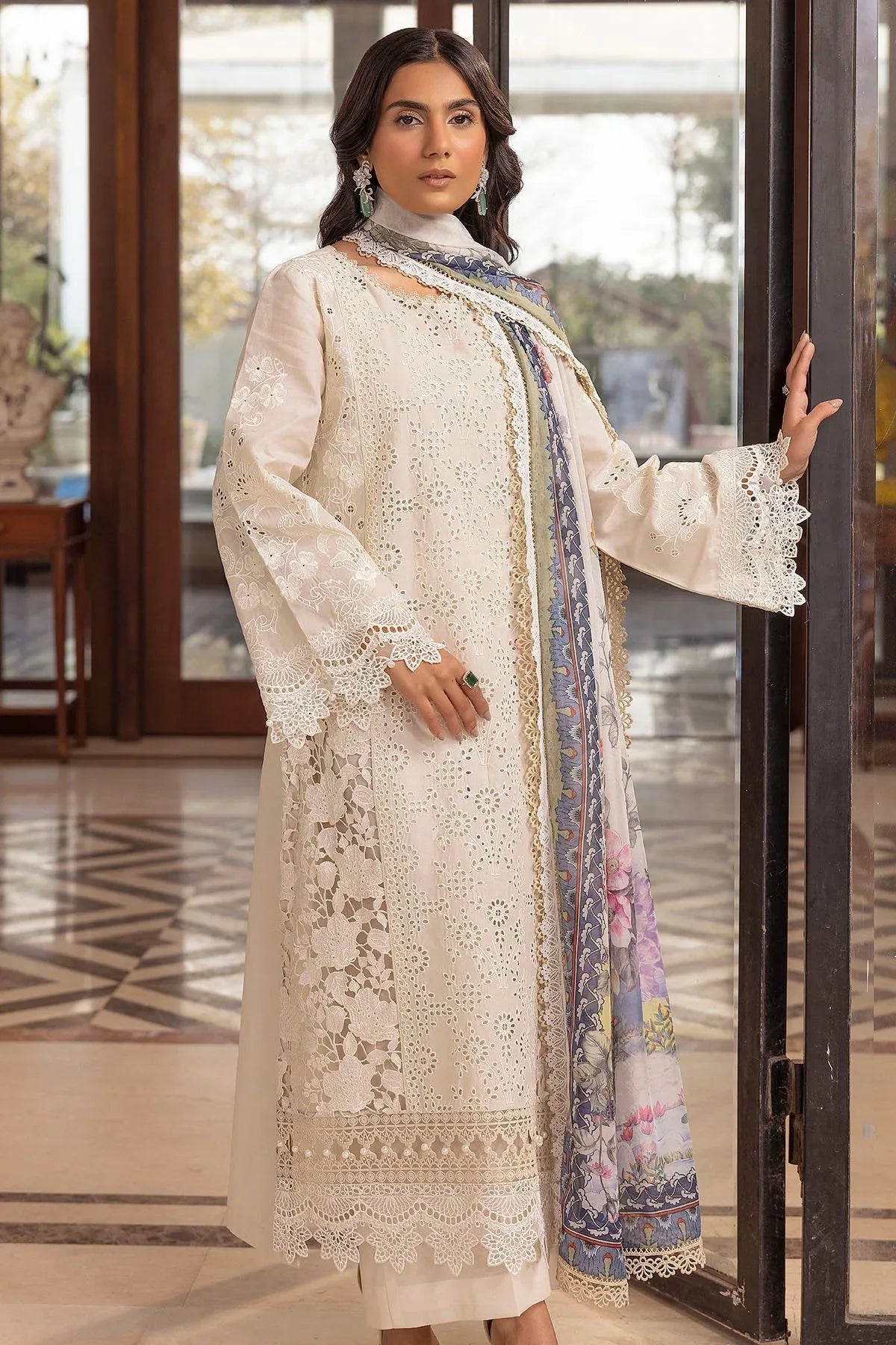 Motifz | Premium Lawn 25 | 5324-SIDONIE - Aqsa Fabrics