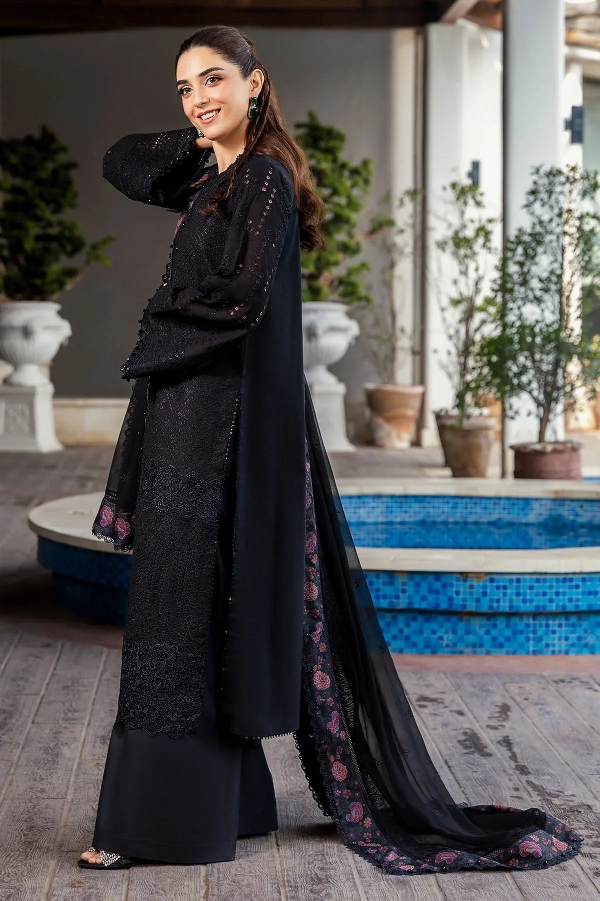 Motifz | Premium Lawn 25 | 5326-COURTNEY - Aqsa Fabrics