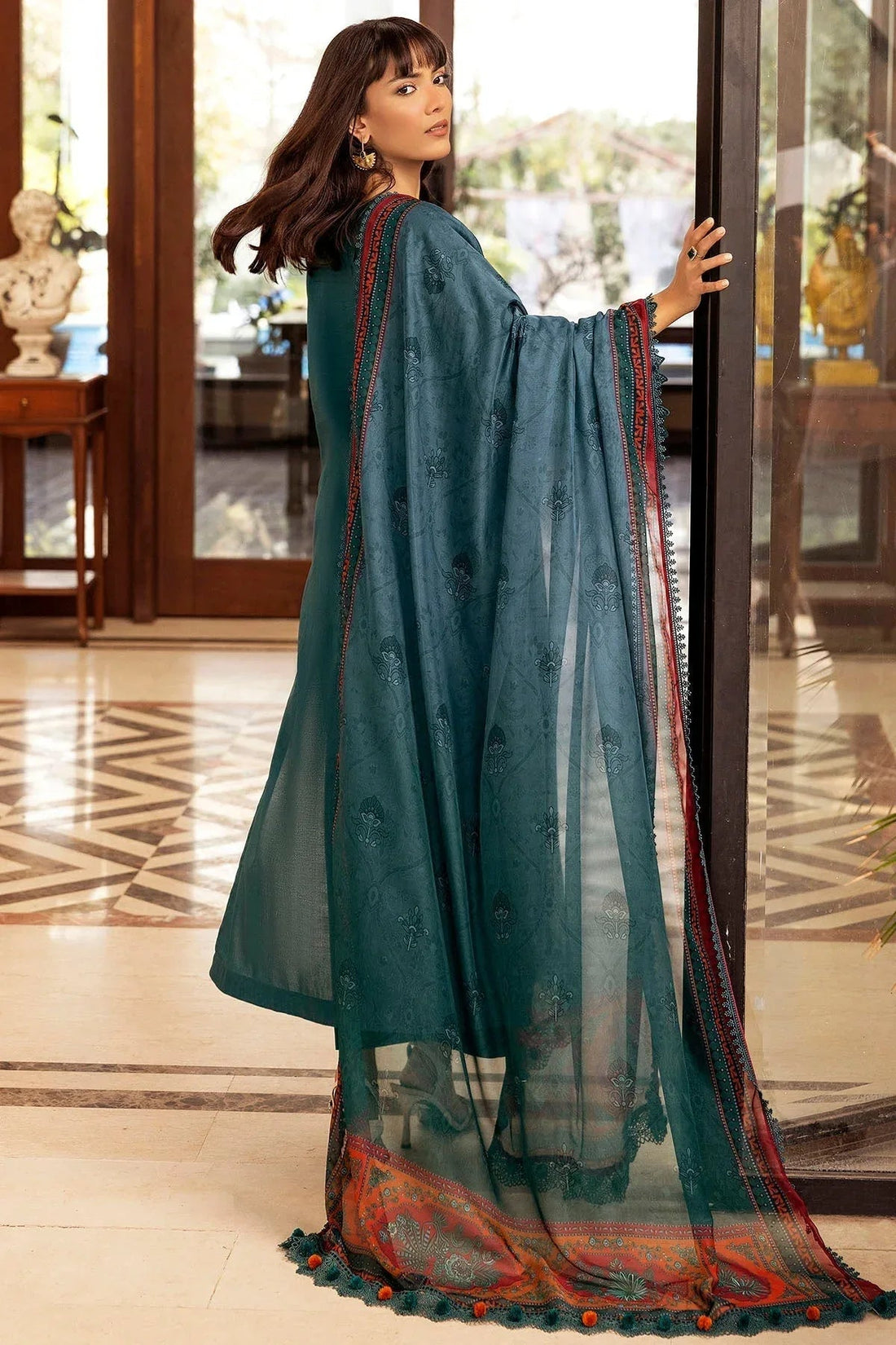 Motifz | Premium Lawn 25 | 5327-PERCY - Aqsa Fabrics