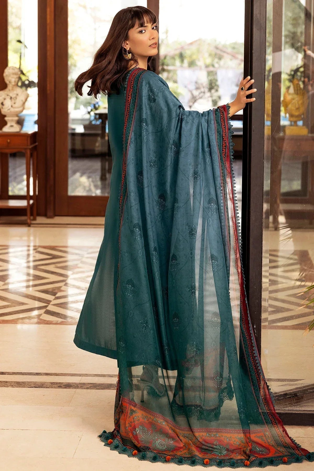 Motifz | Premium Lawn 25 | 5327-PERCY - Aqsa Fabrics