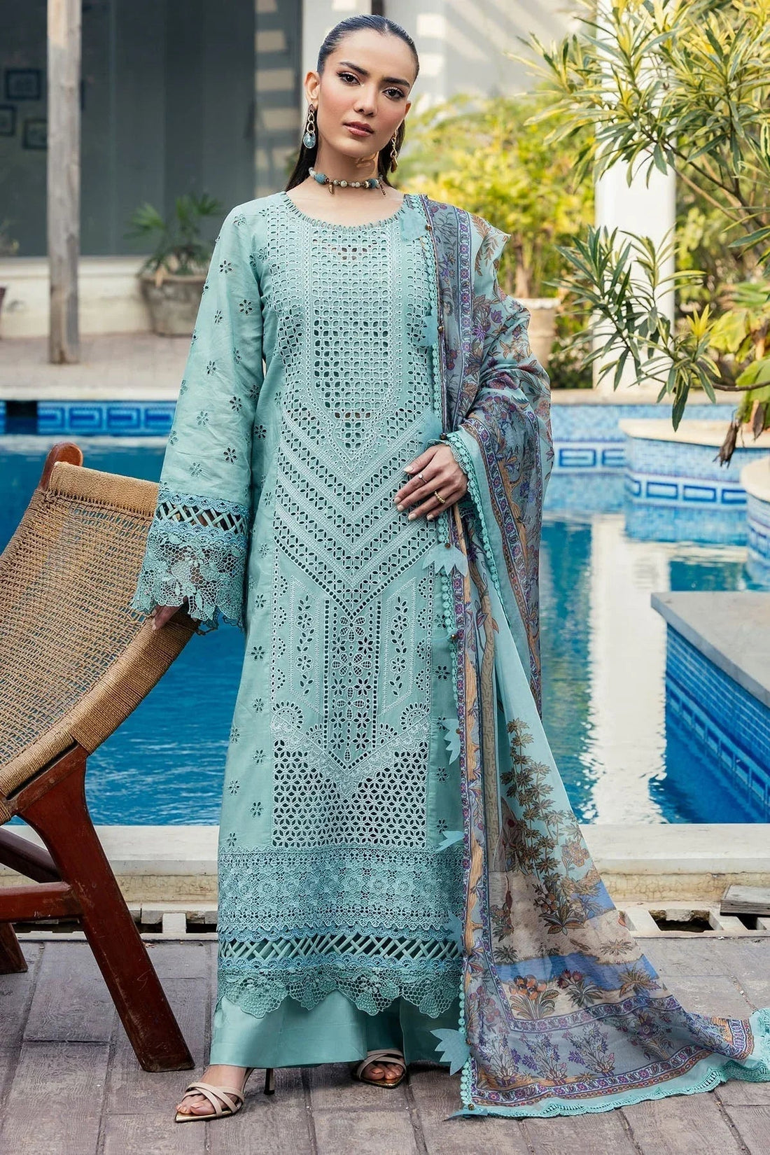 Motifz | Premium Lawn 25 | 5328-ISABEAU - Aqsa Fabrics
