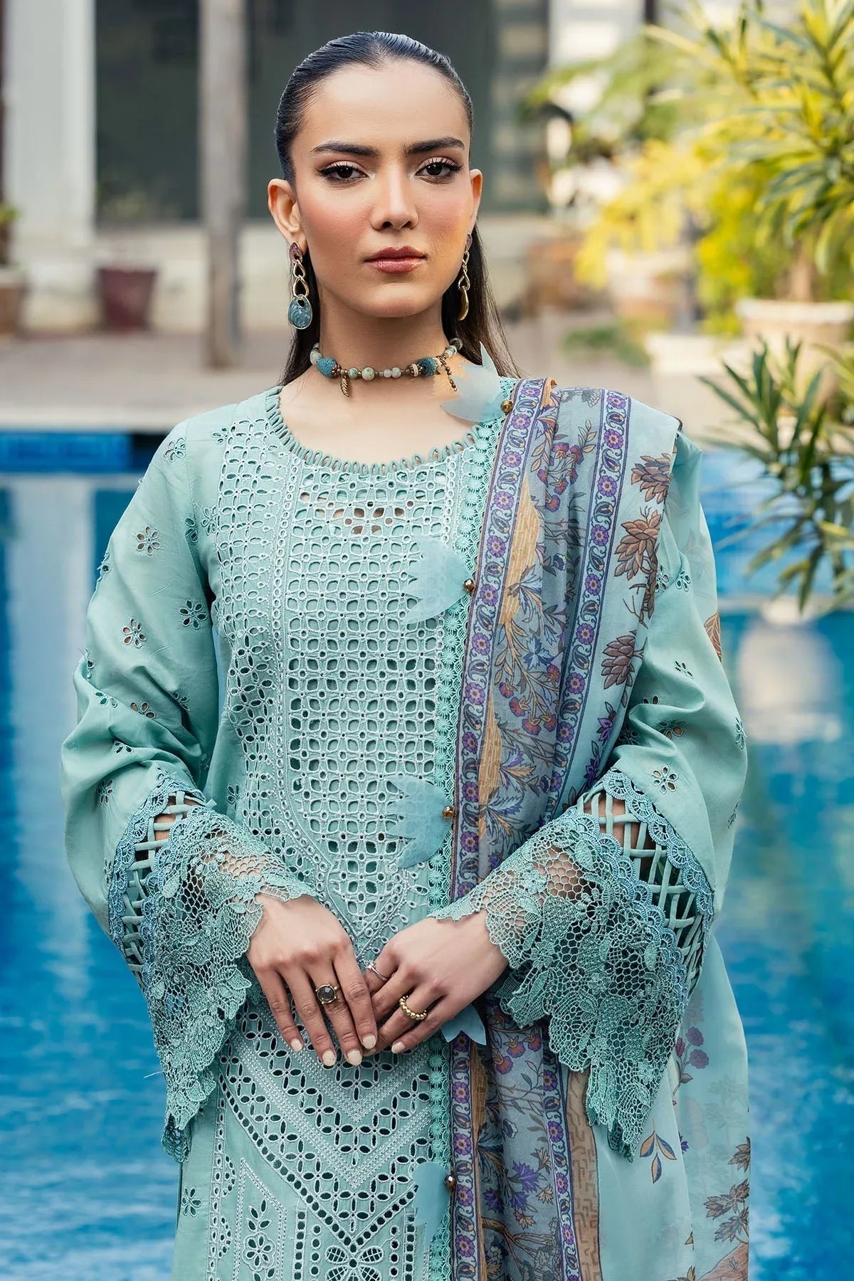 Motifz | Premium Lawn 25 | 5328-ISABEAU - Aqsa Fabrics