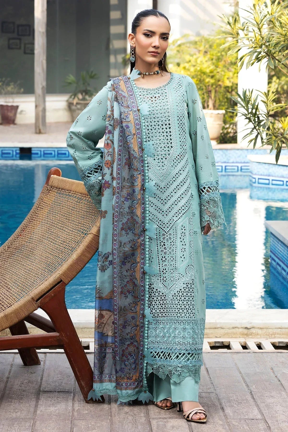Motifz | Premium Lawn 25 | 5328-ISABEAU - Aqsa Fabrics