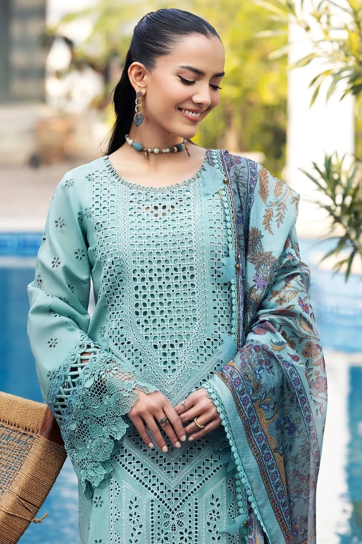 Motifz | Premium Lawn 25 | 5328-ISABEAU - Aqsa Fabrics