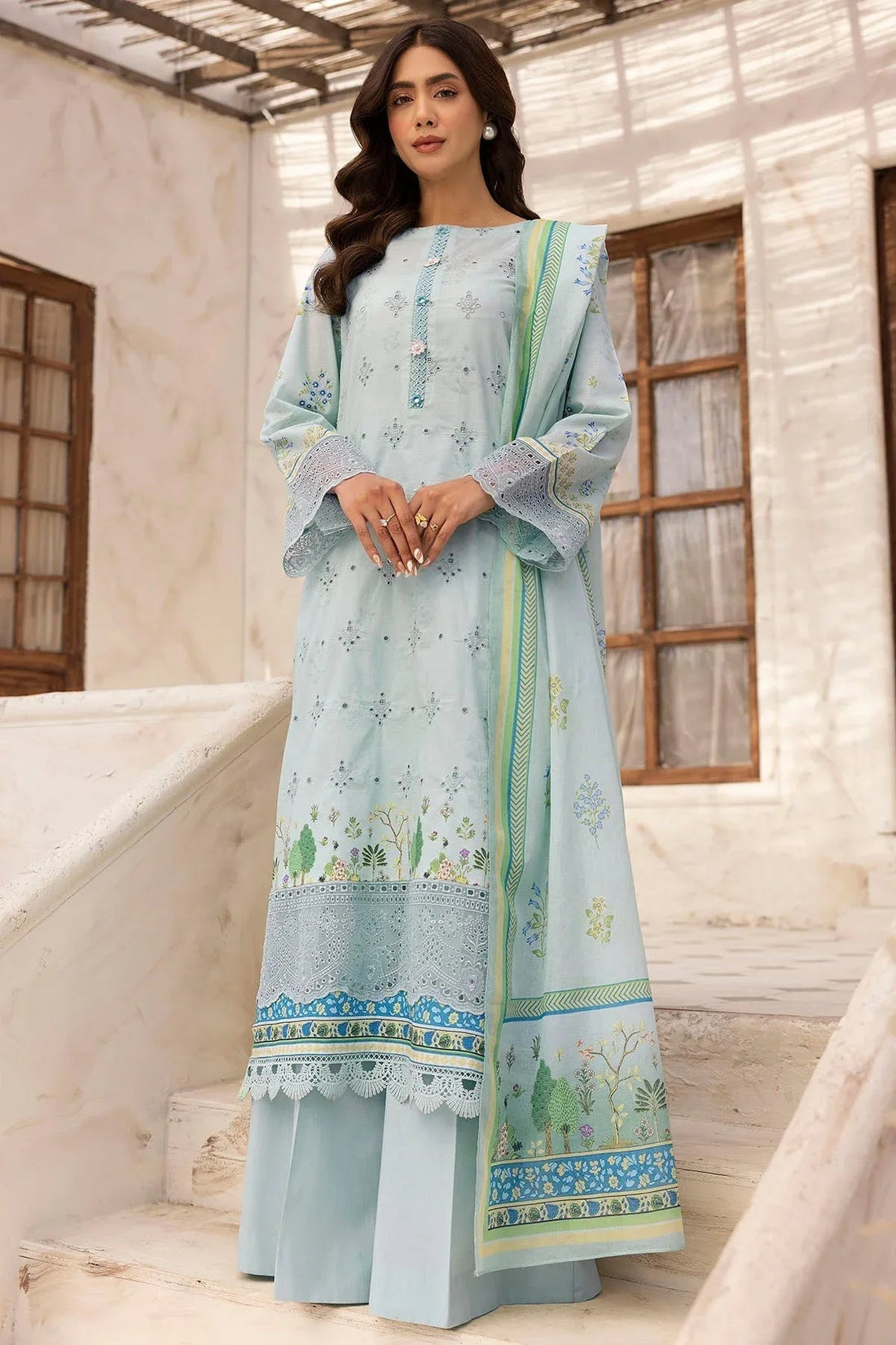 Motifz | Umang Lawn | 5411-SIRA - Aqsa Fabrics