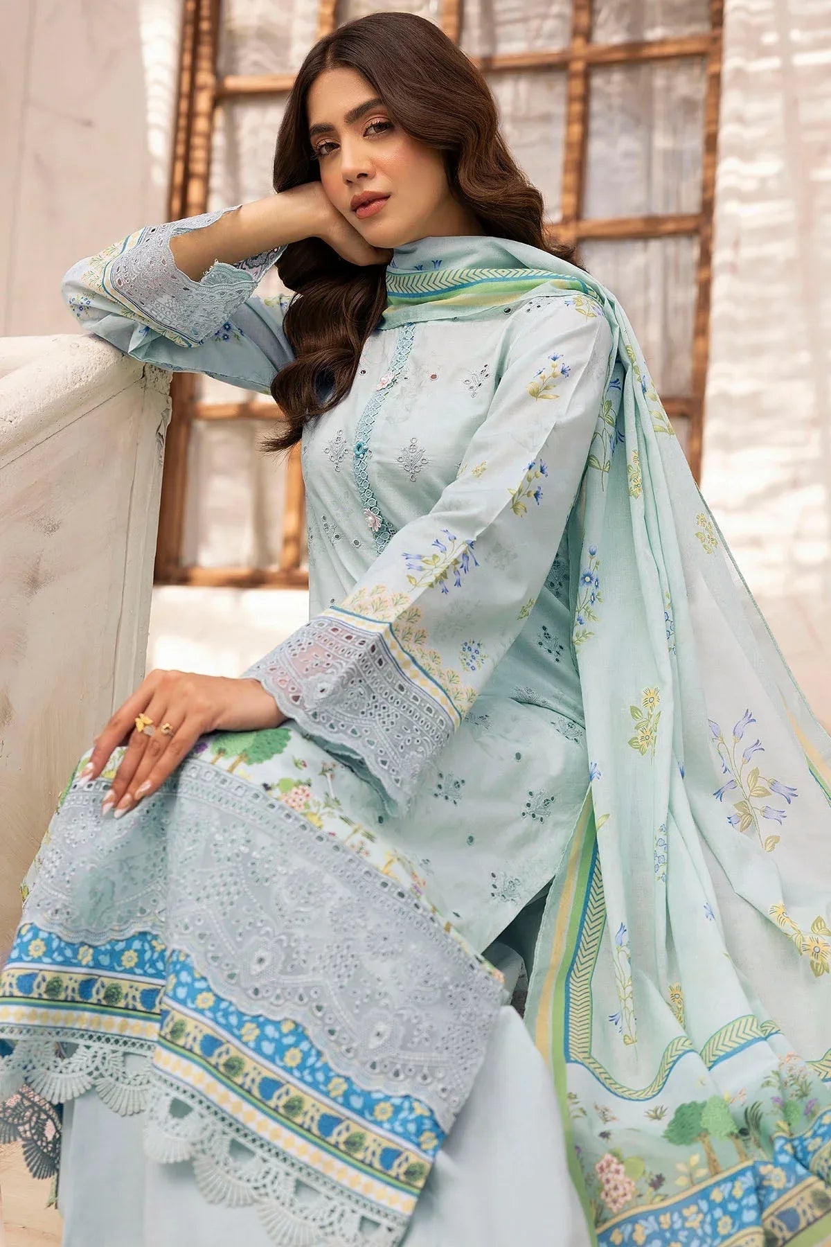 Motifz | Umang Lawn | 5411-SIRA - Aqsa Fabrics