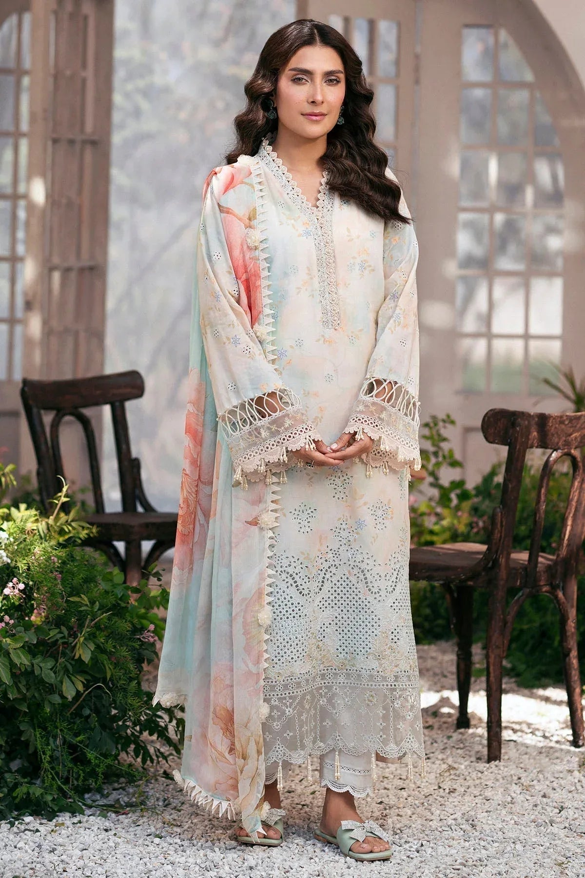 Motifz | Premium Lawn 25 | 5423-DAISY - Aqsa Fabrics