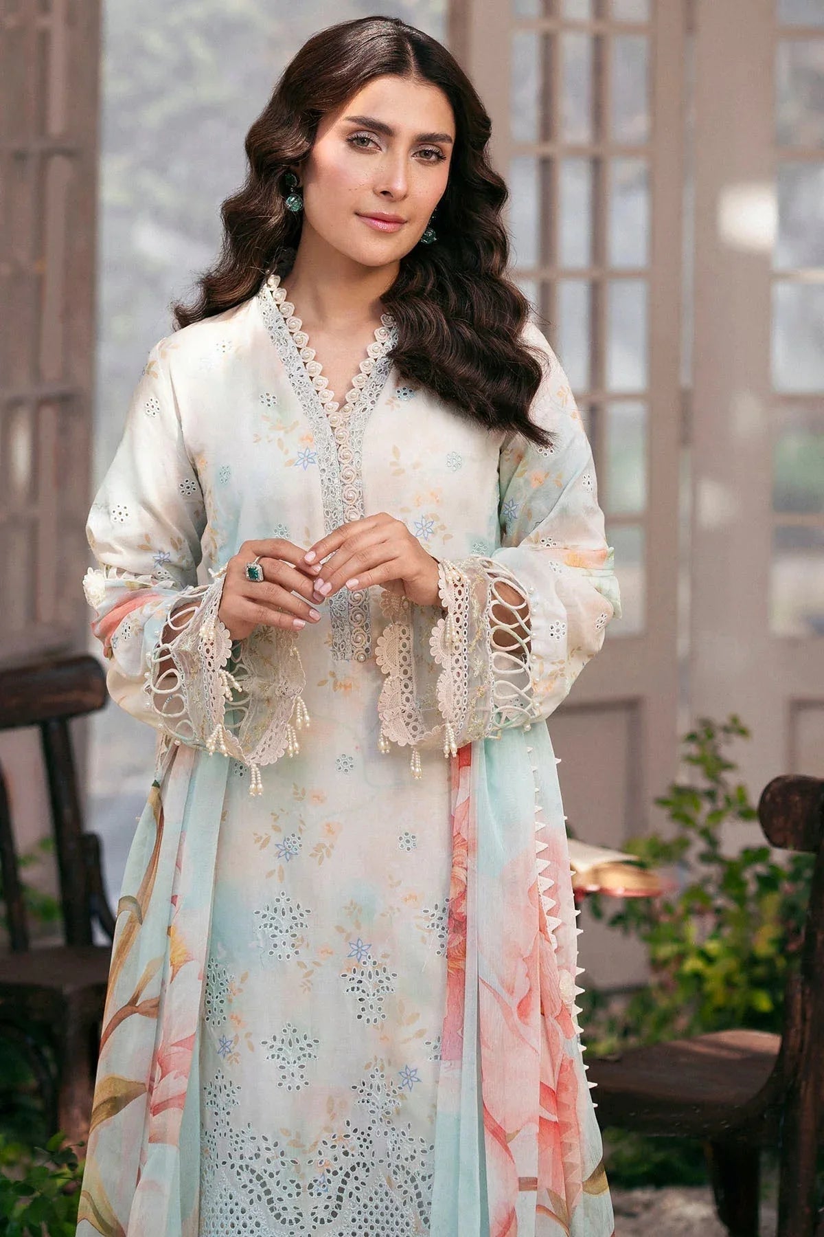 Motifz | Premium Lawn 25 | 5423-DAISY - Aqsa Fabrics