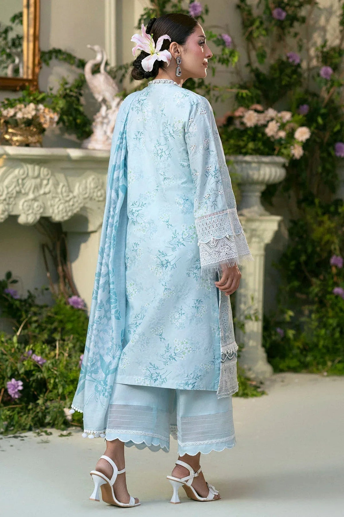 Motifz | Premium Lawn 25 | 5425-LAVENDER - Aqsa Fabrics