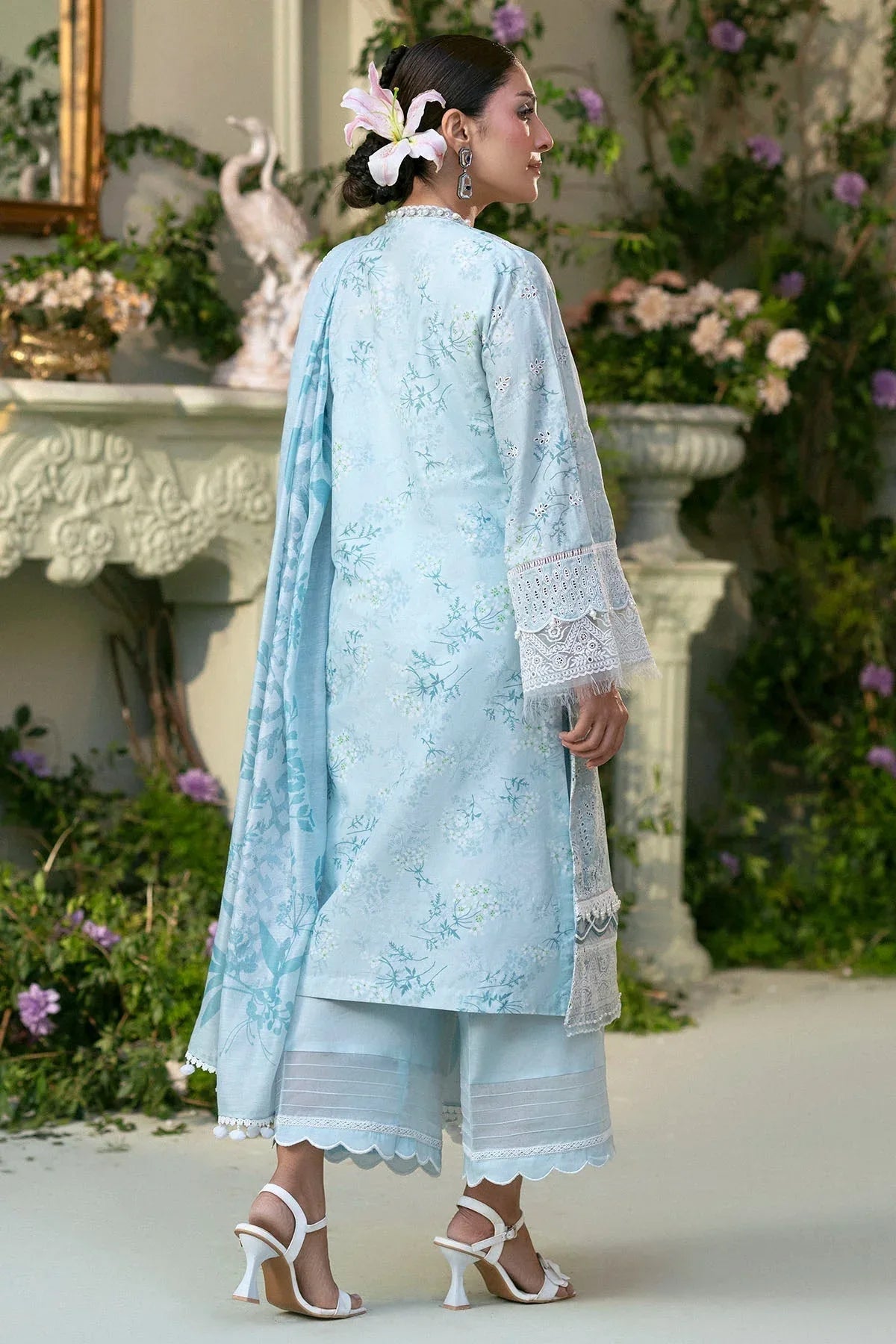 Motifz | Premium Lawn 25 | 5425-LAVENDER - Aqsa Fabrics