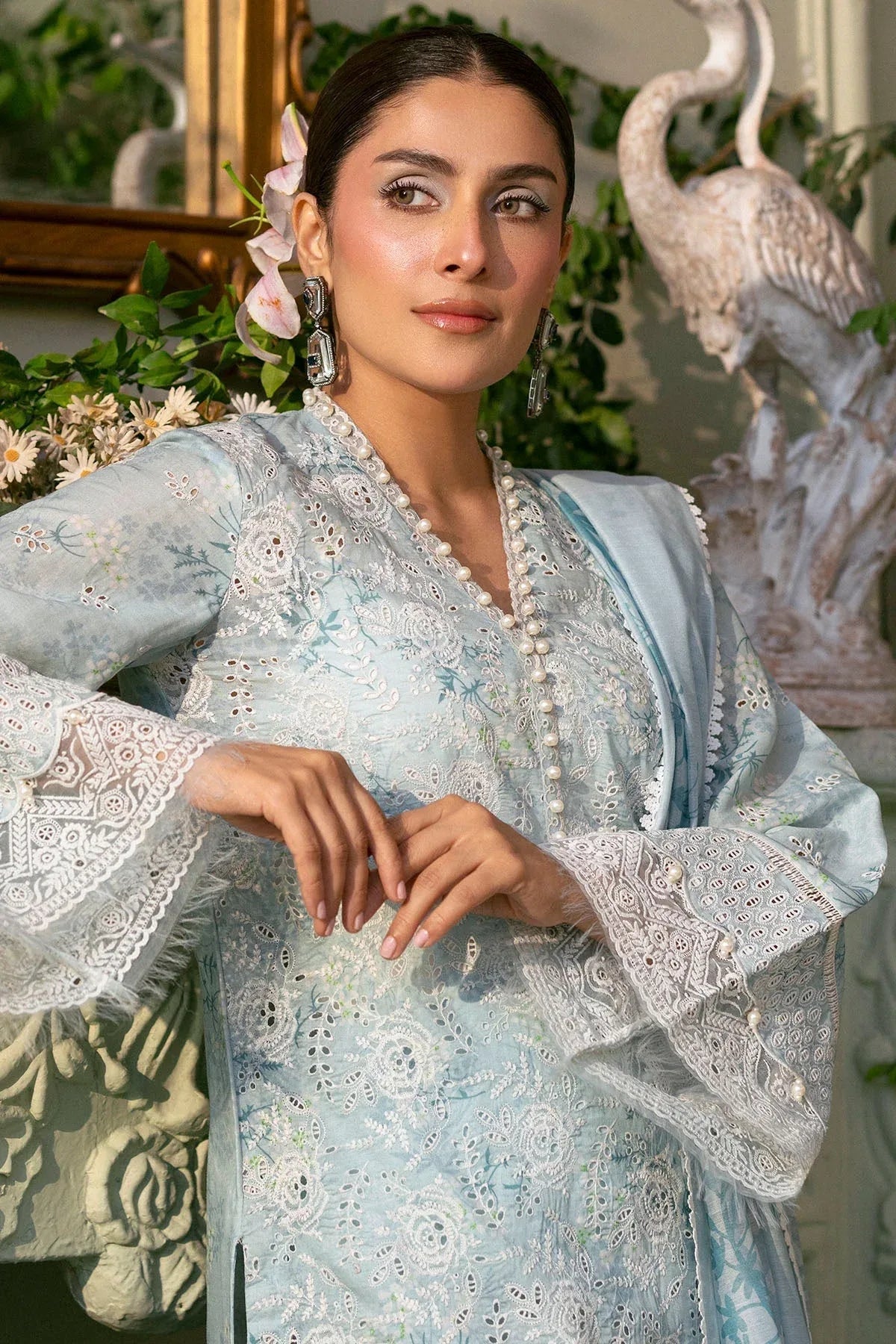 Motifz | Premium Lawn 25 | 5425-LAVENDER - Aqsa Fabrics