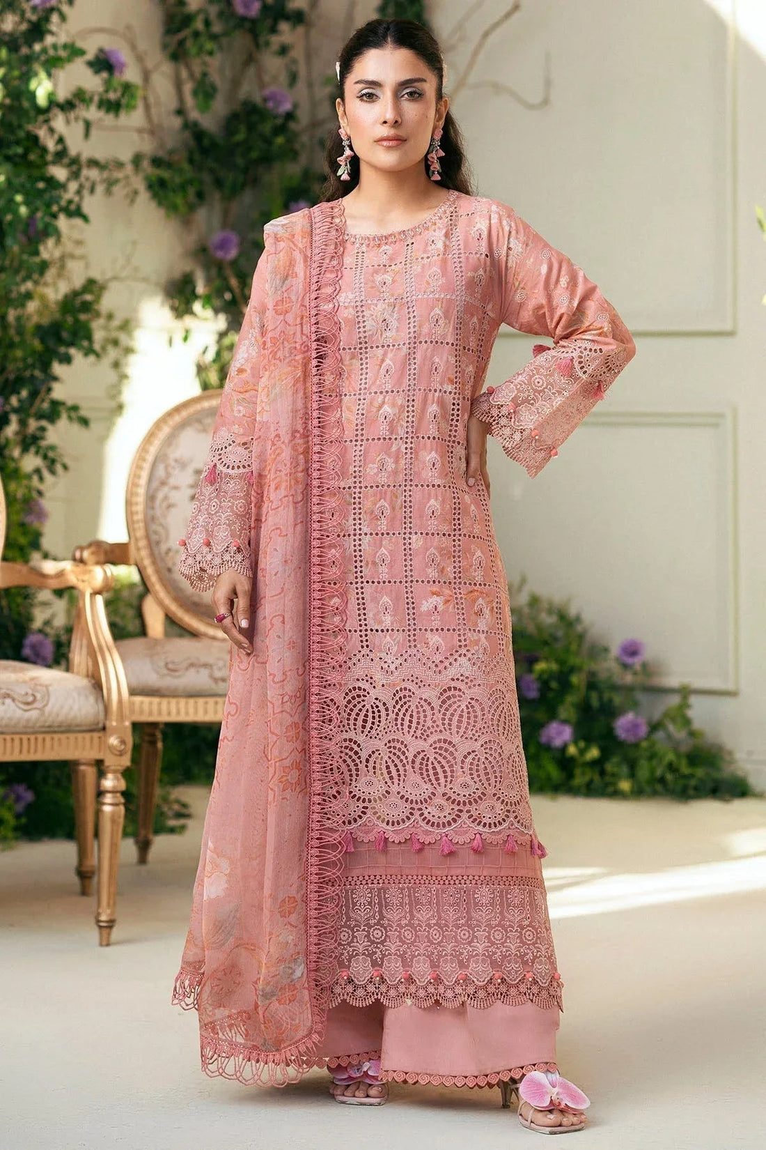 Motifz | Premium Lawn 25 | 5427-LOTUS - Aqsa Fabrics