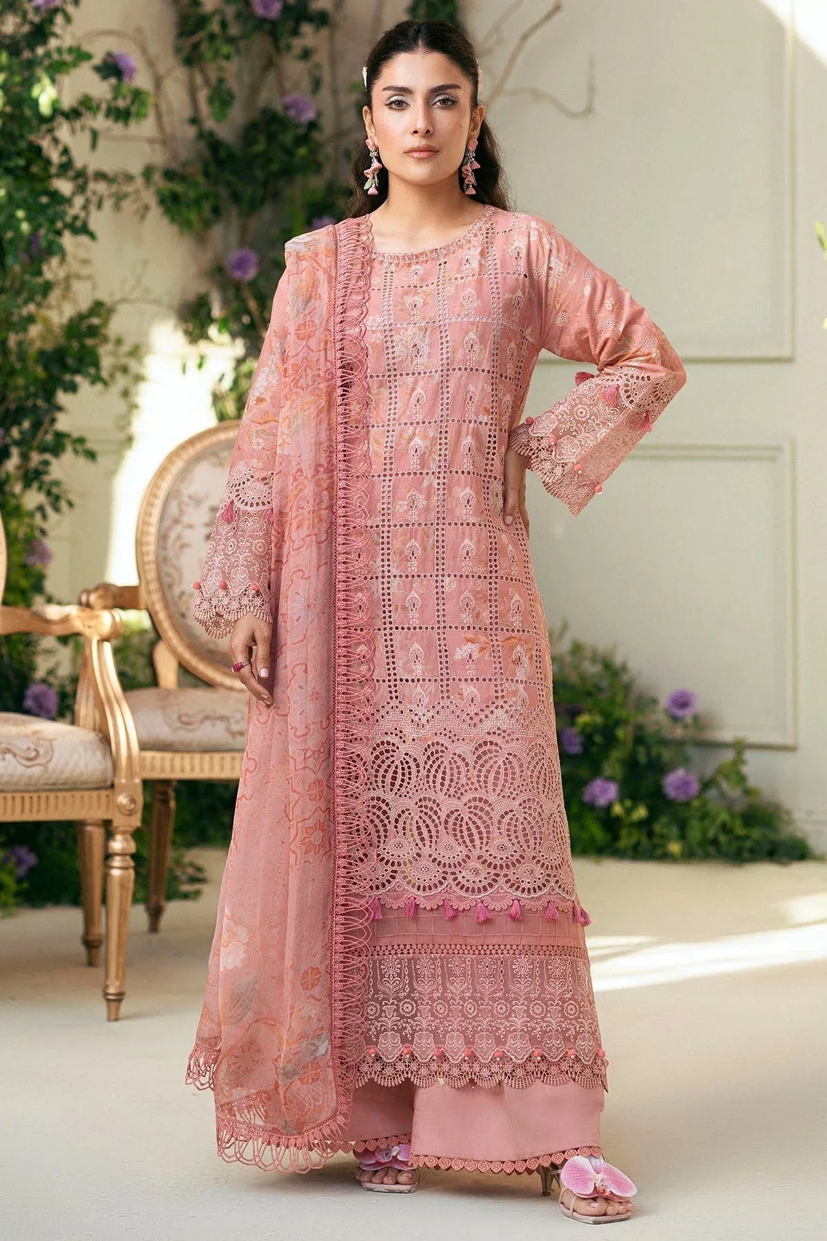 Motifz | Premium Lawn 25 | 5427-LOTUS - Aqsa Fabrics