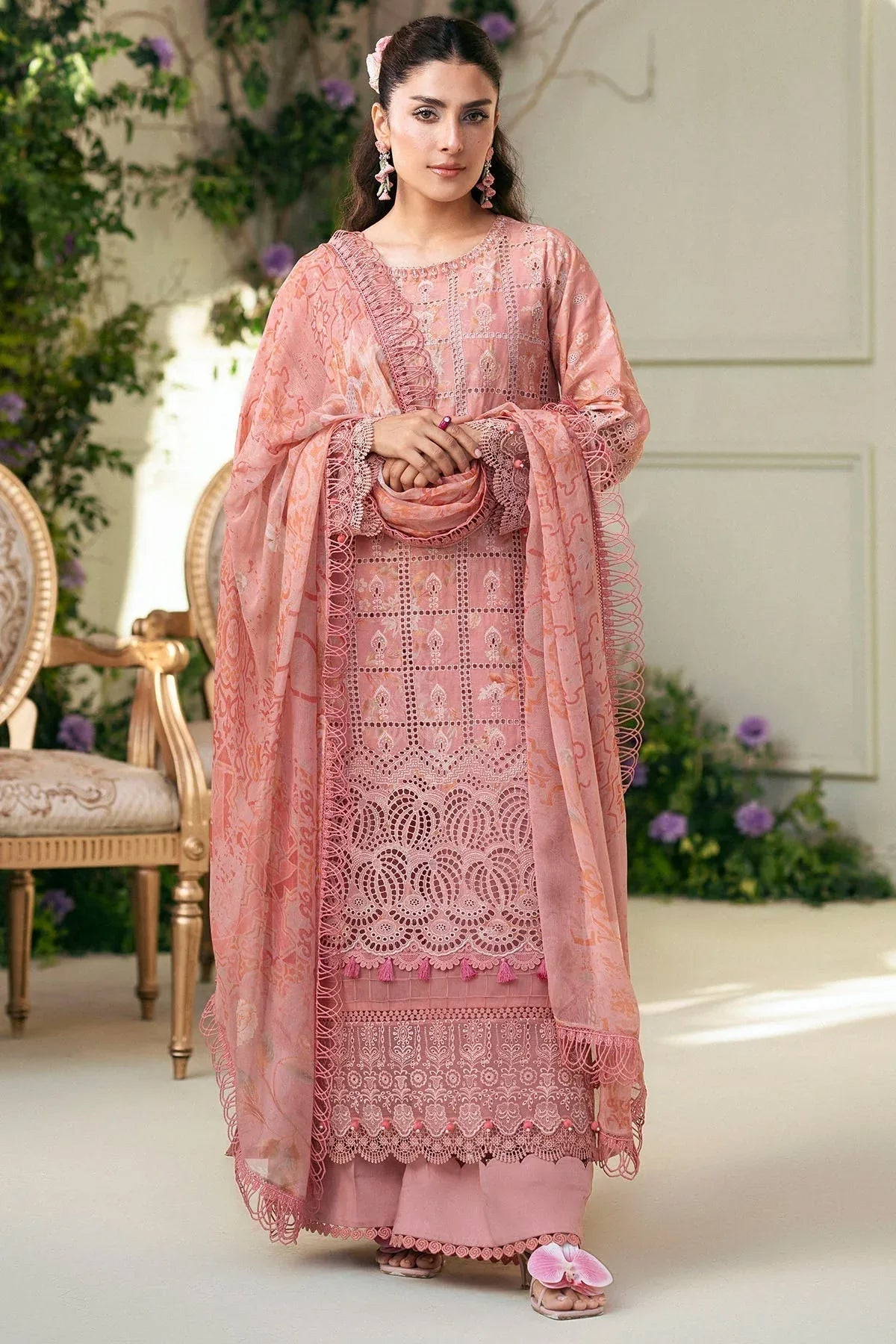 Motifz | Premium Lawn 25 | 5427-LOTUS - Aqsa Fabrics