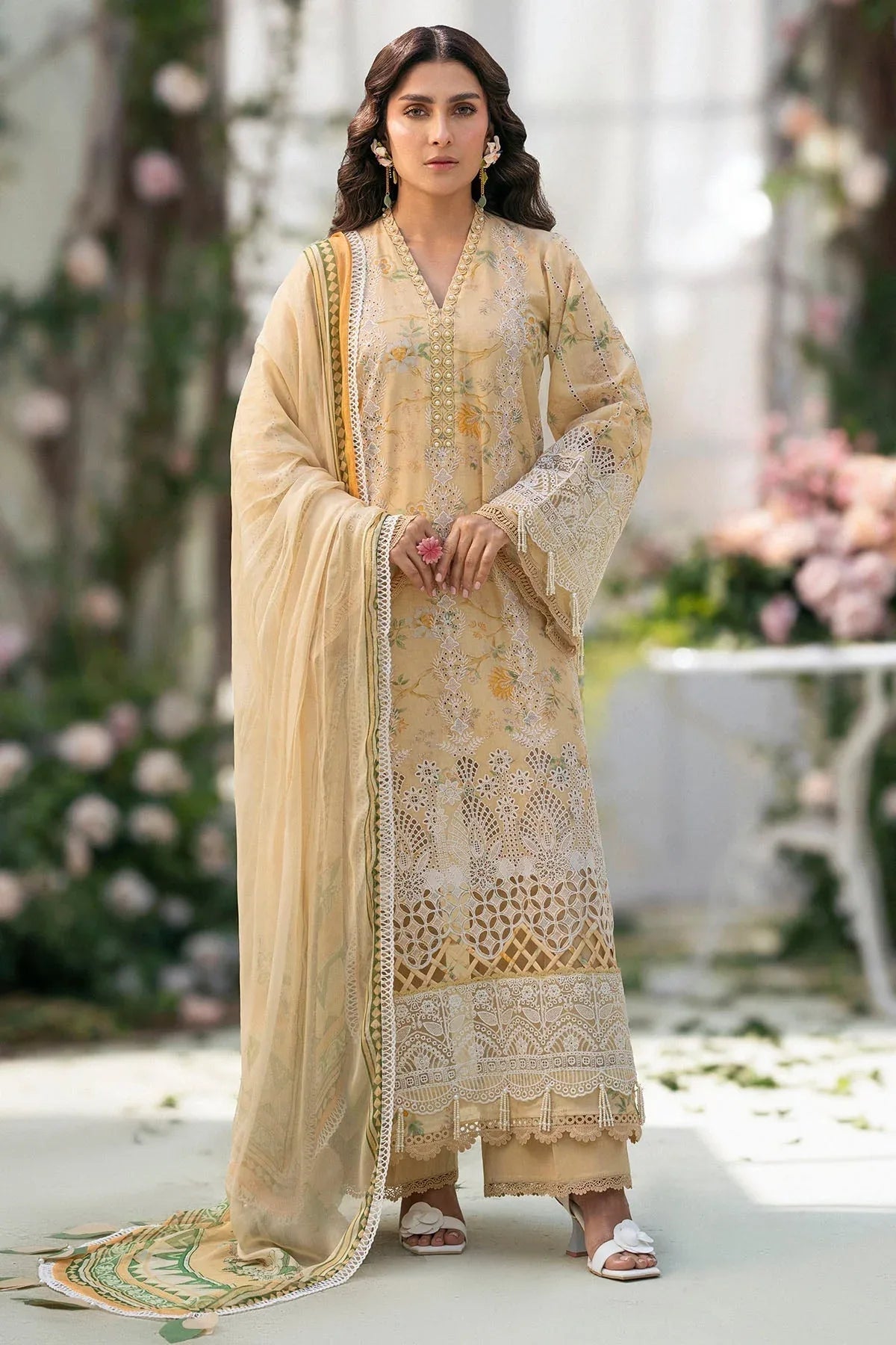 Motifz | Premium Lawn 25 | 5429-ORCHID - Aqsa Fabrics
