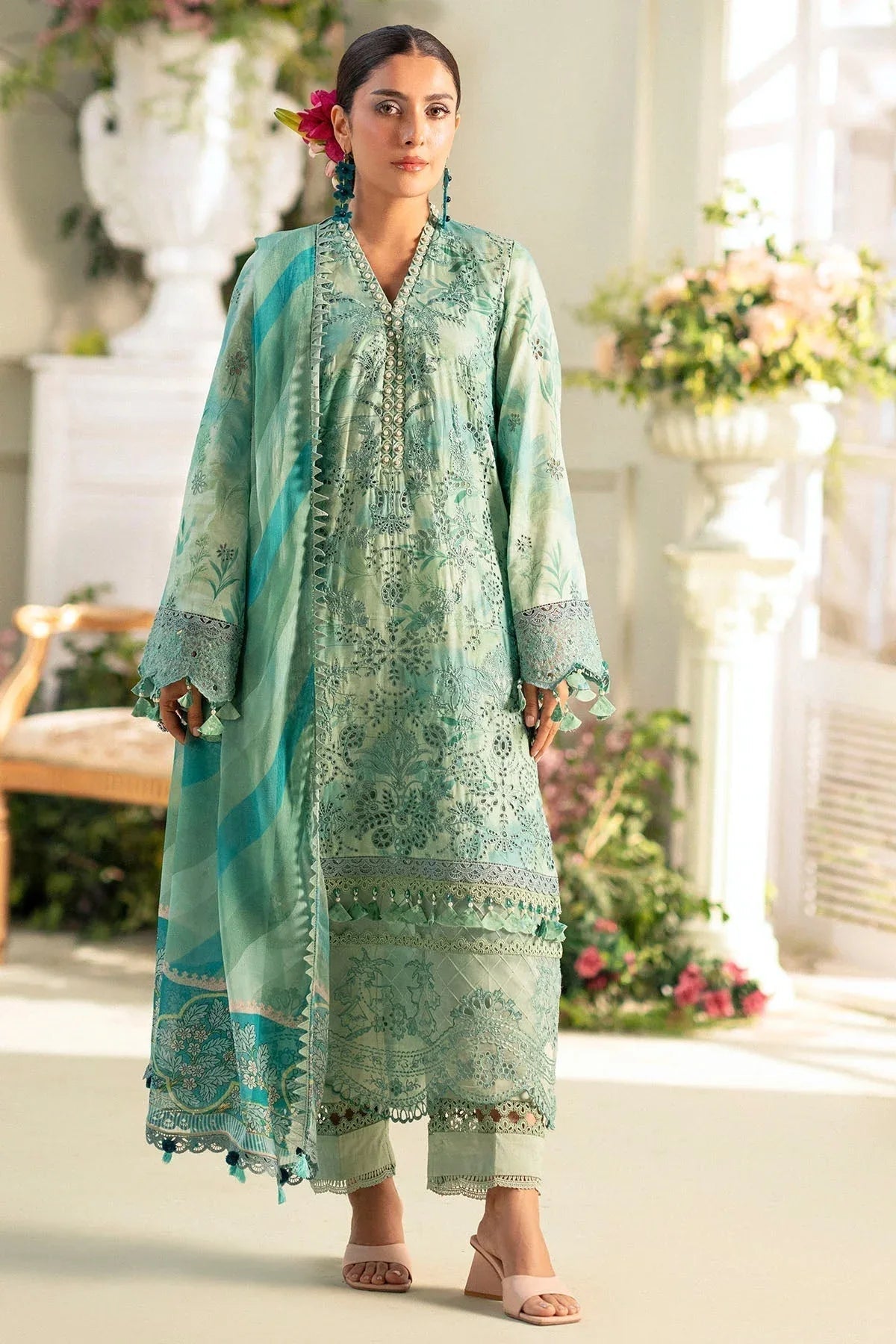 Motifz | Premium Lawn 25 | 5430-IRIS - Aqsa Fabrics