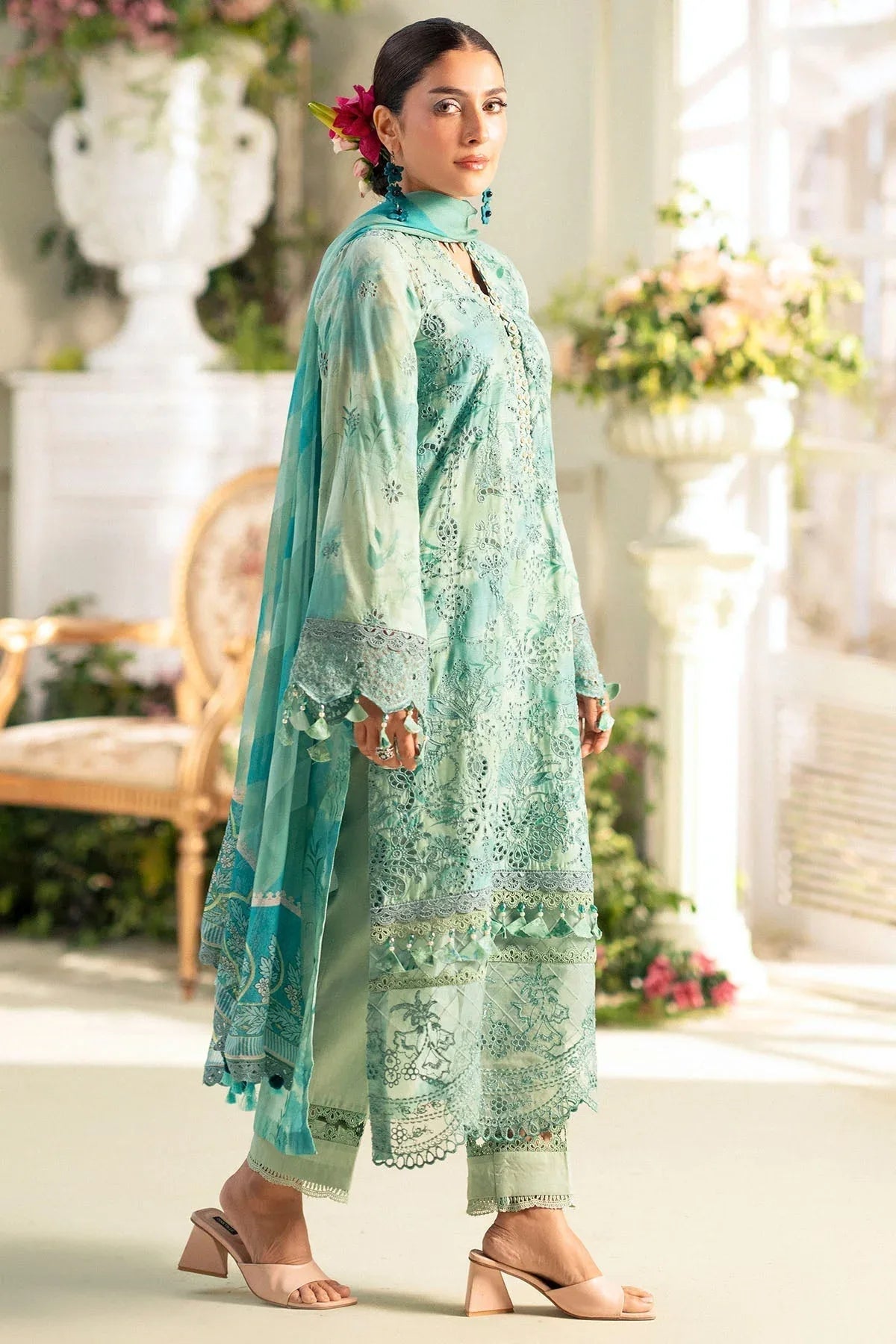 Motifz | Premium Lawn 25 | 5430-IRIS - Aqsa Fabrics