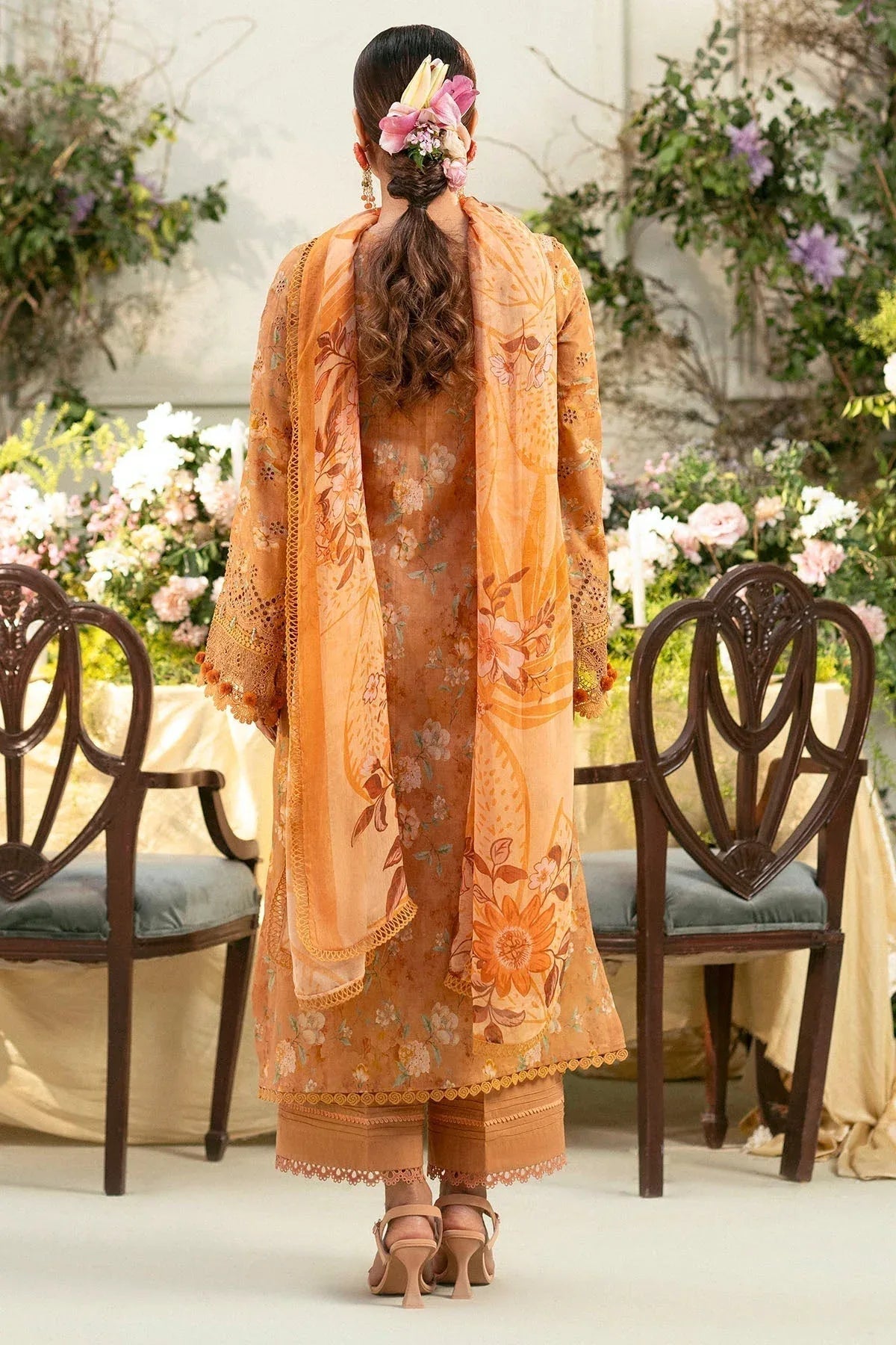 Motifz | Premium Lawn 25 | 5431-BLUEBEELL - Aqsa Fabrics