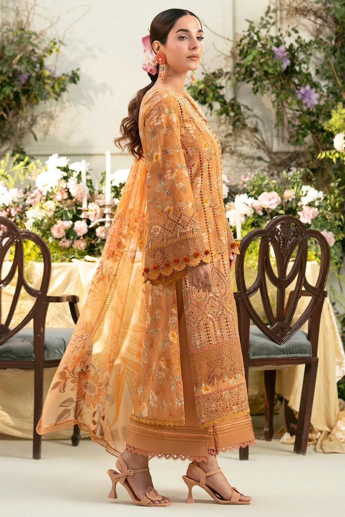 Motifz | Premium Lawn 25 | 5431-BLUEBEELL - Aqsa Fabrics